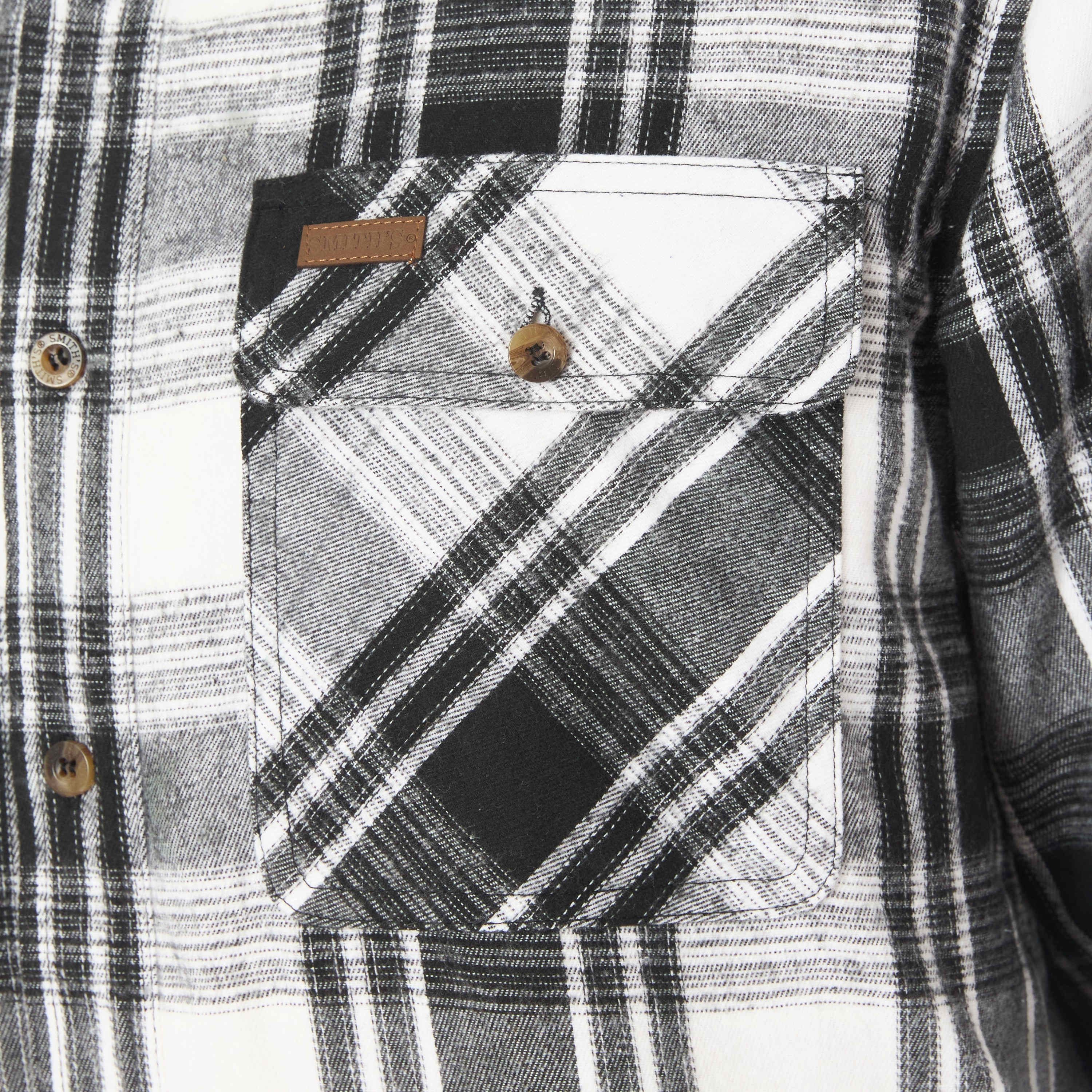 Sherpa-Lined Flannel Shirt-Jacket