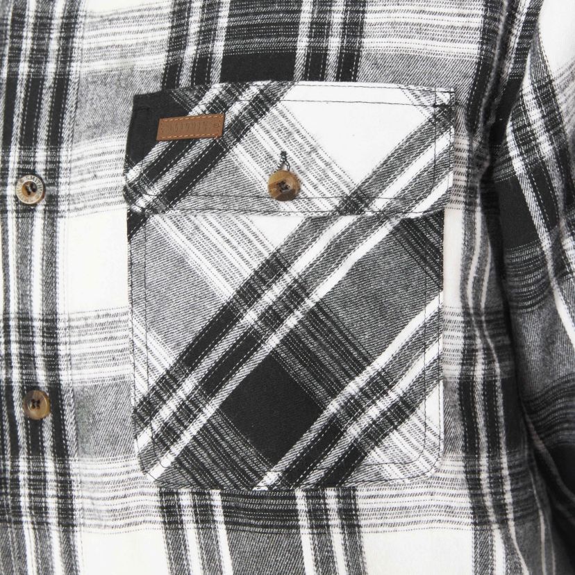 Sherpa-Lined Flannel Shirt-Jacket