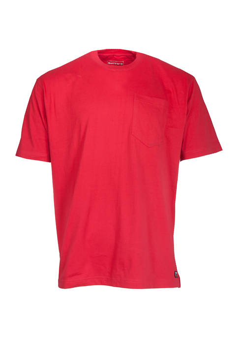 Smith's Workwear Mens Crew Neck T-Shirt with Extended