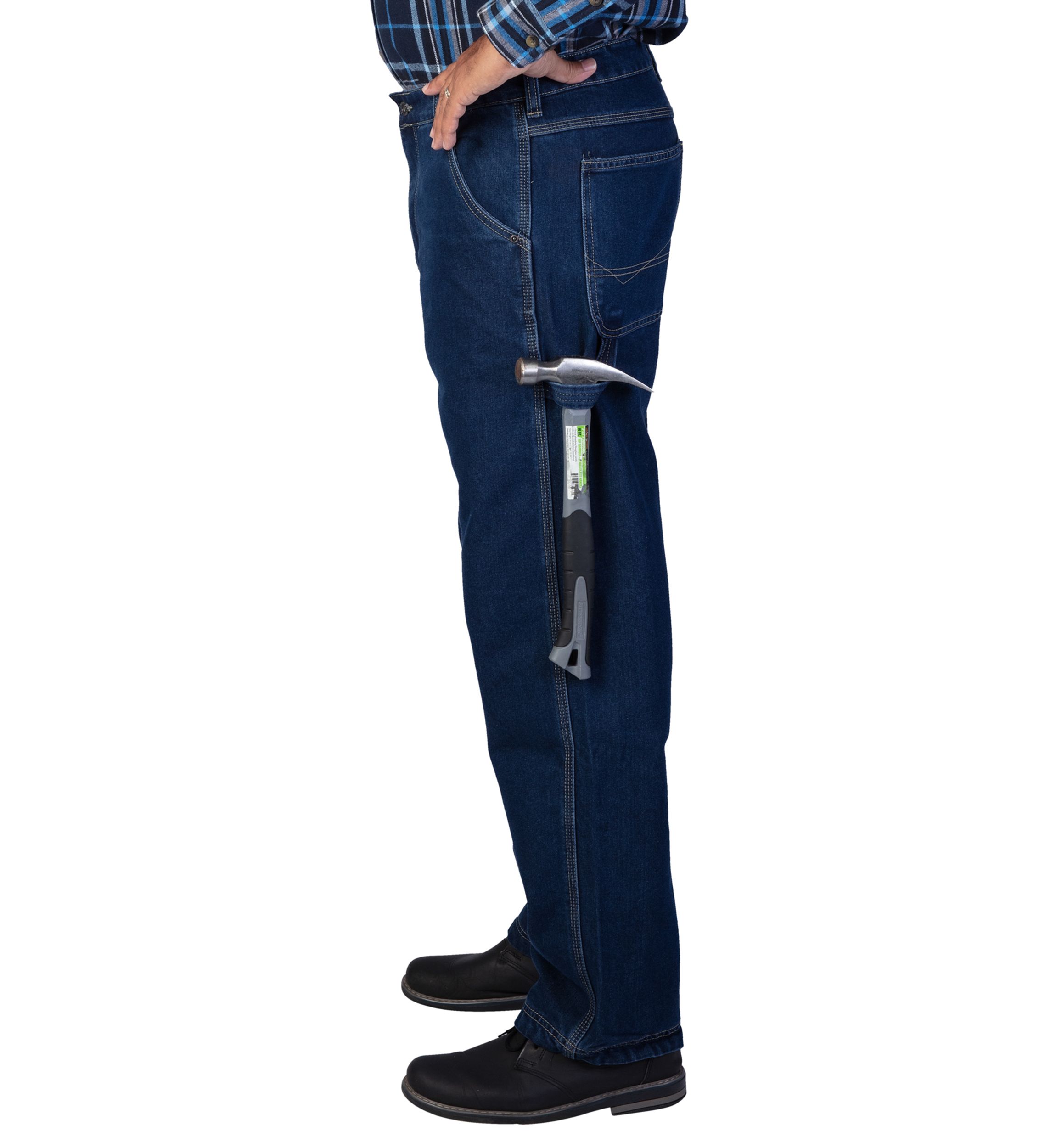 Stretch Relaxed Fit Carpenter Jeans   