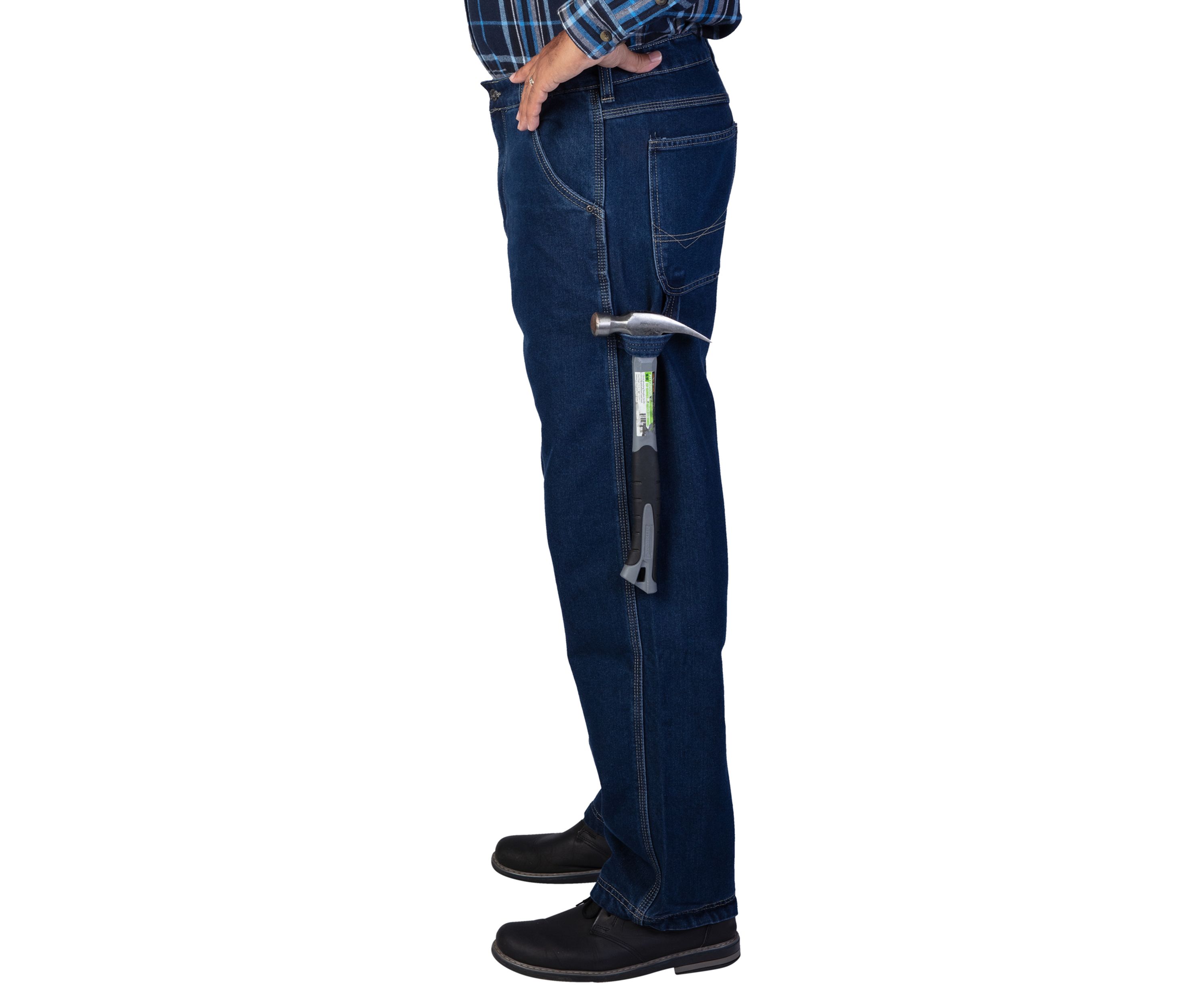 Stretch Relaxed Fit Carpenter Jeans   