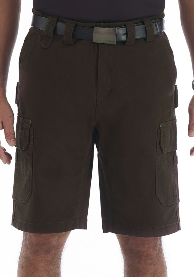 Mens Stretch Cargo Utility Shorts   