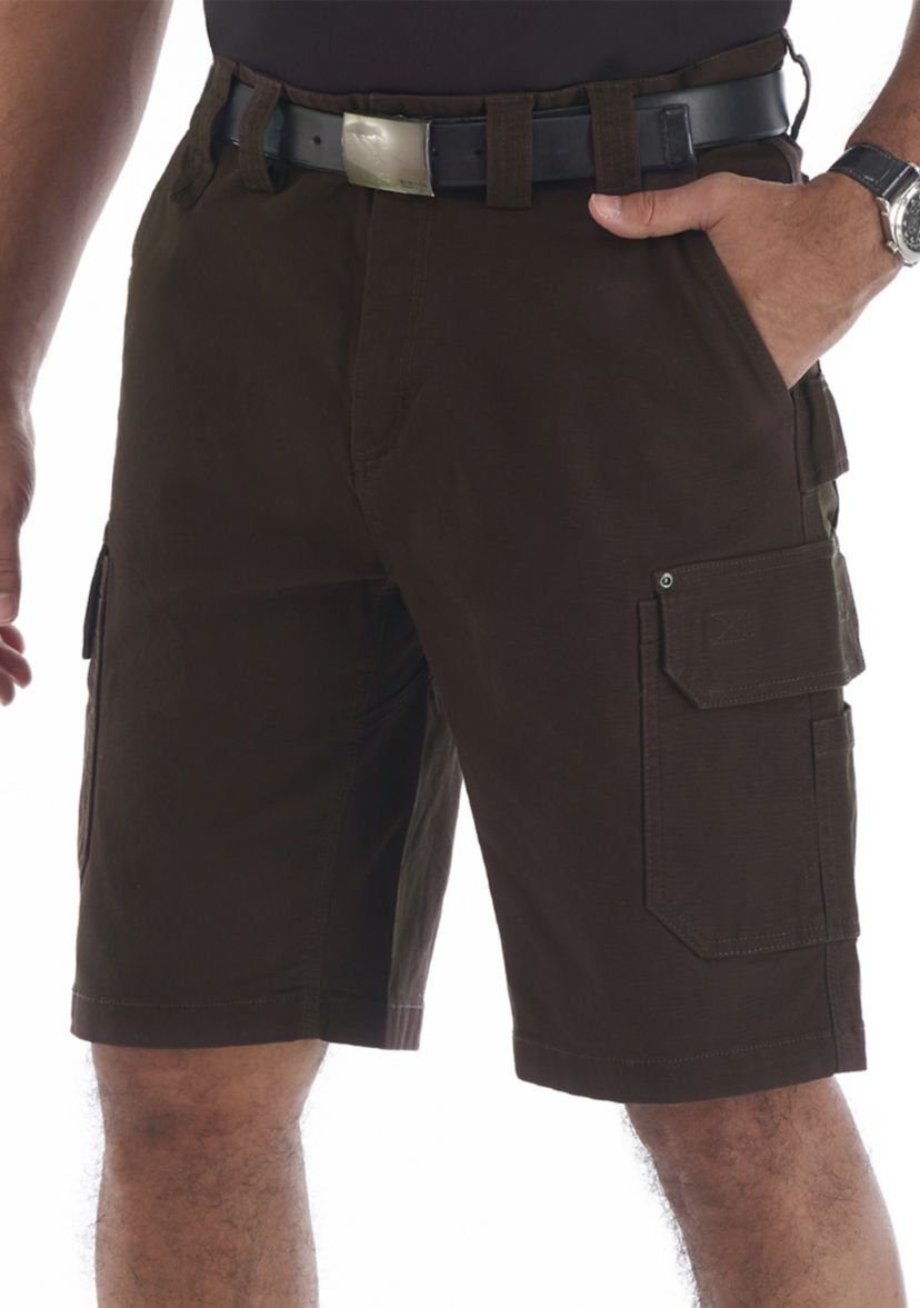 Mens Stretch Cargo Utility Shorts   