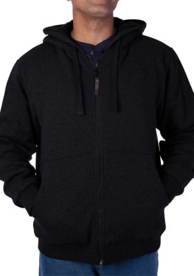 Sherpa-Lined Fleece Jacket