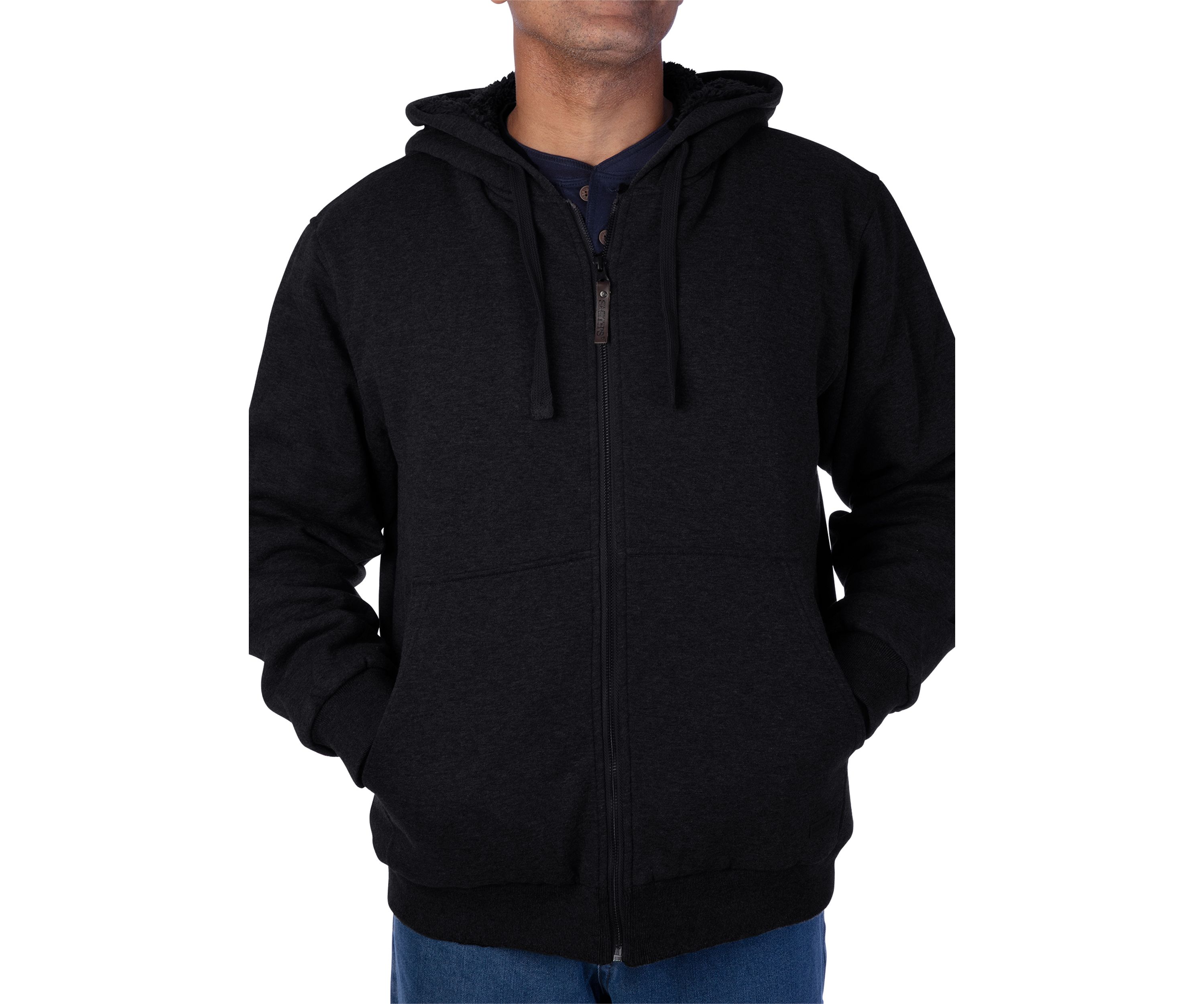 Sherpa-Lined Fleece Jacket