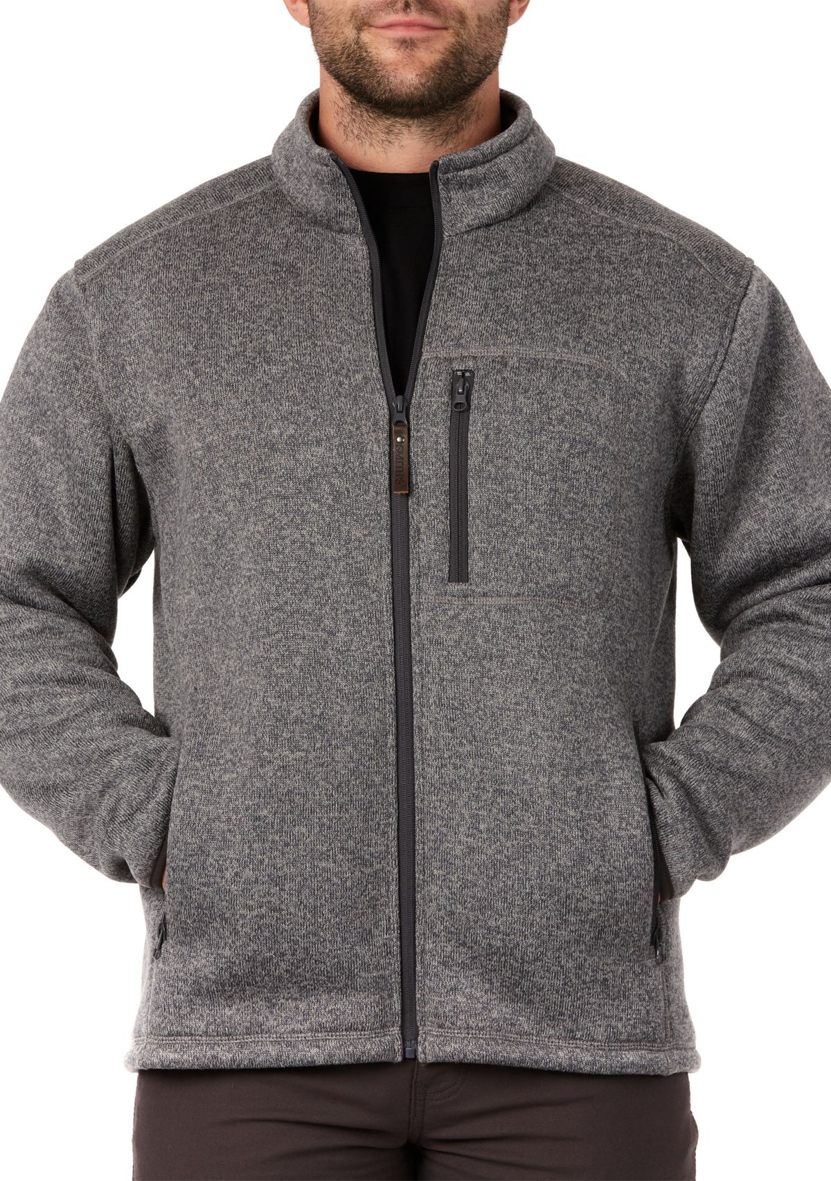 Sherpa Lined Sweater Fleece Jacket