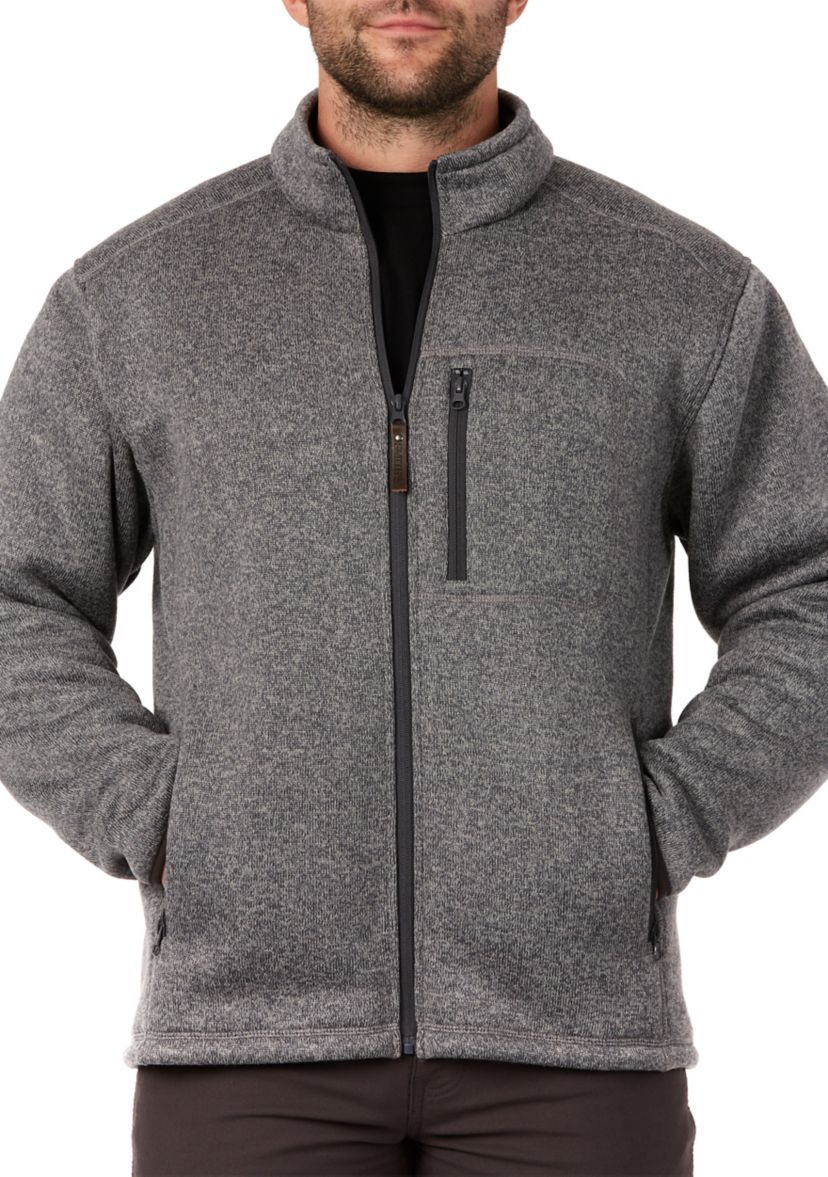 Sherpa Lined Sweater Fleece Jacket