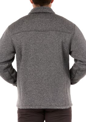 Sherpa Lined Sweater Fleece Jacket