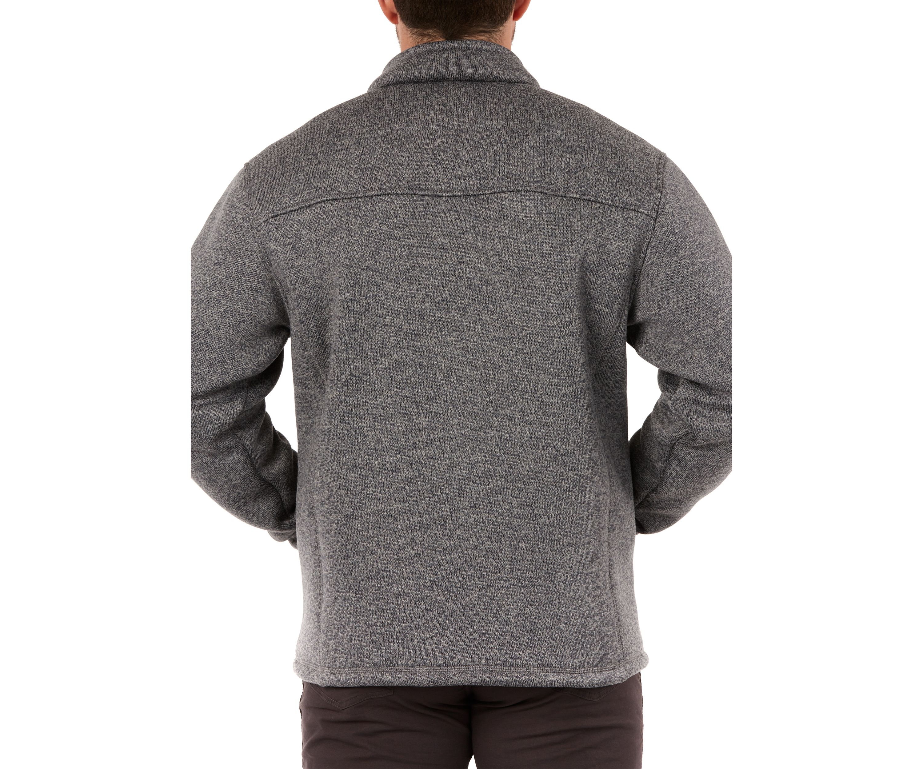 Sherpa Lined Sweater Fleece Jacket