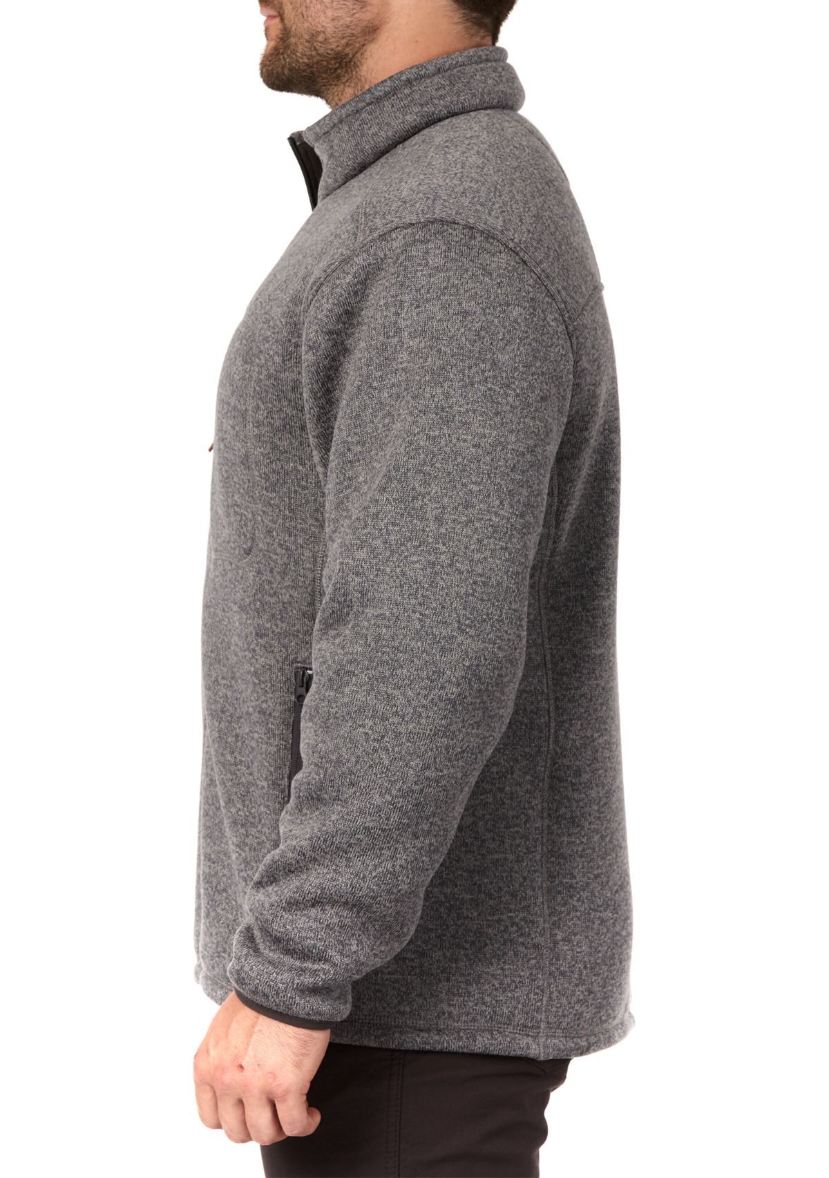 Sherpa Lined Sweater Fleece Jacket