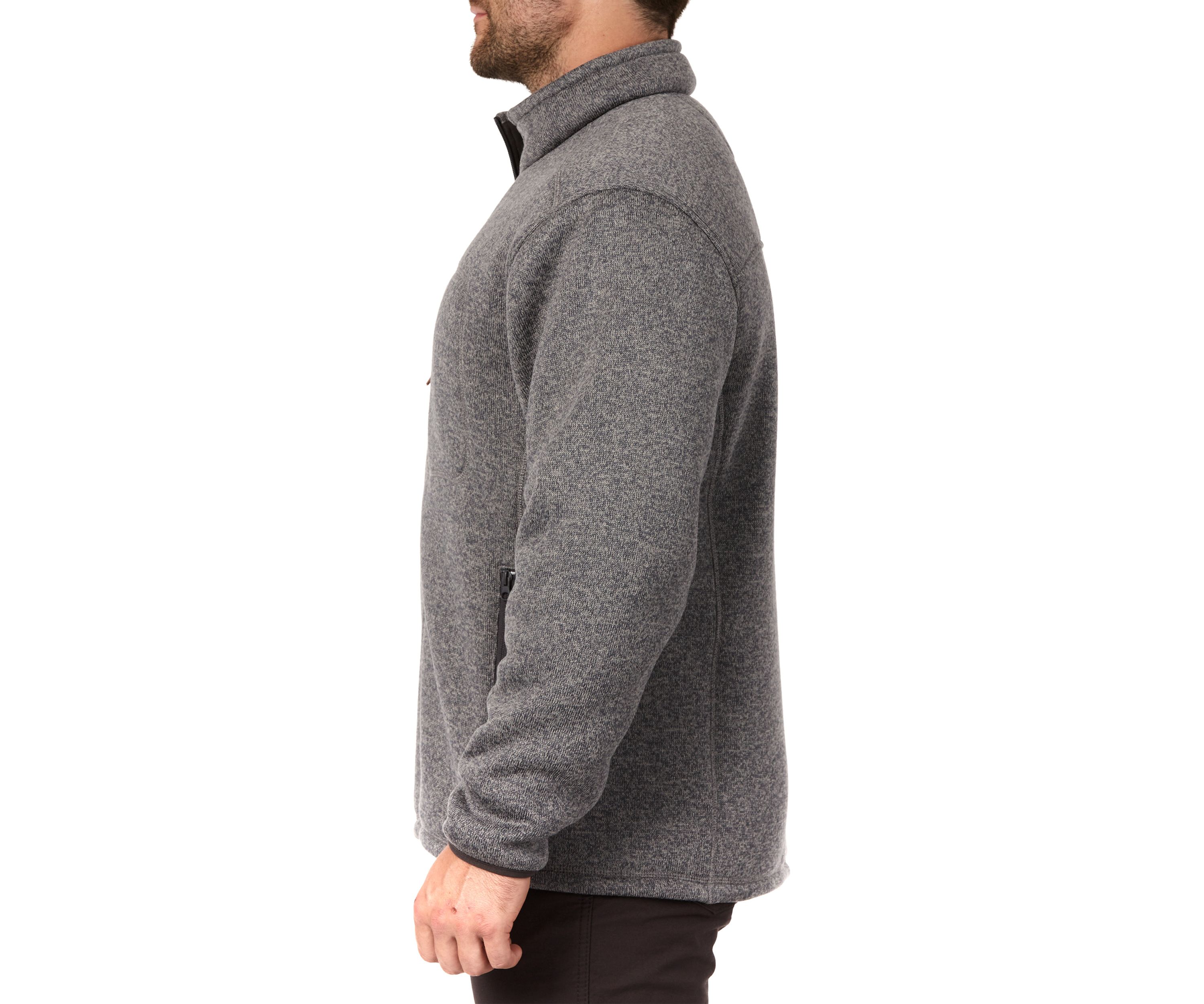 Sherpa Lined Sweater Fleece Jacket