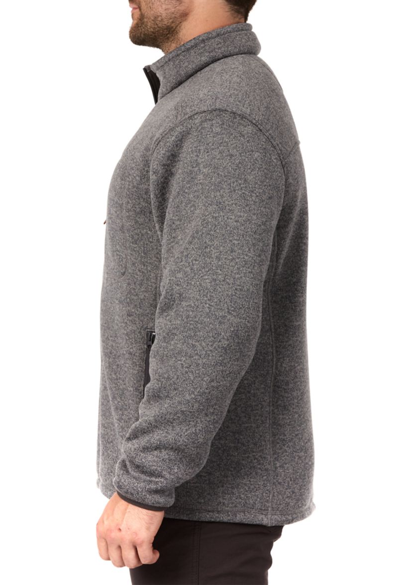 Sherpa Lined Sweater Fleece Jacket