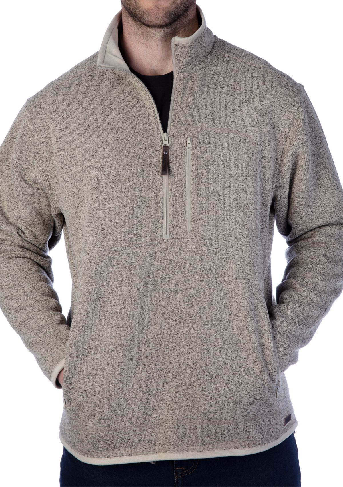 Sweater Fleece Quarter Zip Pullover