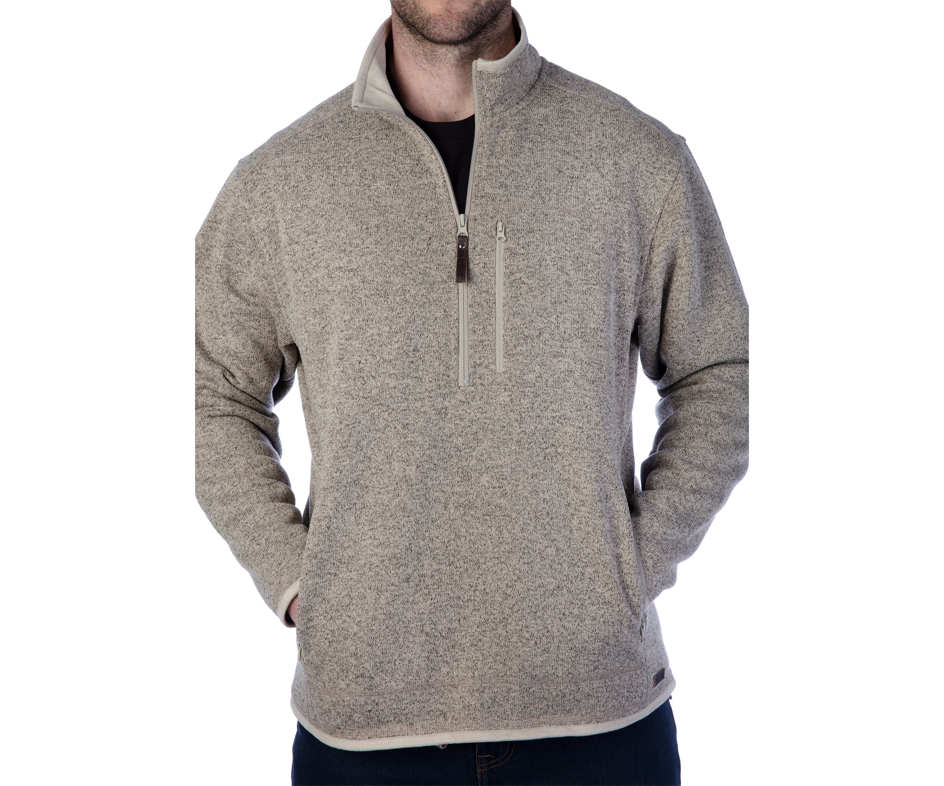 Sweater Fleece Quarter Zip Pullover