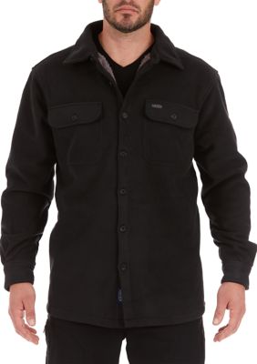 Sherpa Lined Fleece Shirt Jacket