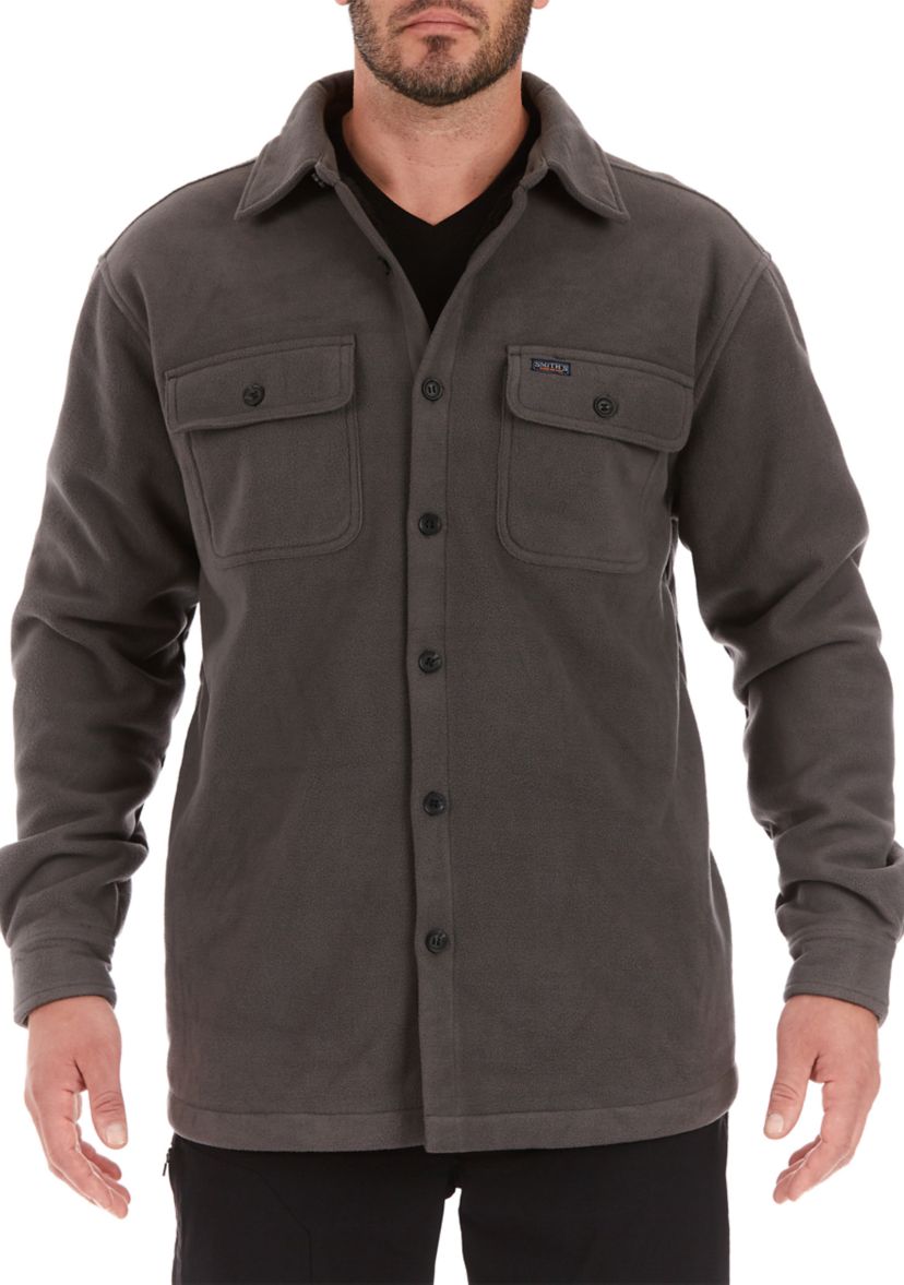 Sherpa Lined Fleece Shirt Jacket