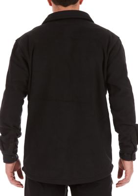 Sherpa Lined Fleece Shirt Jacket