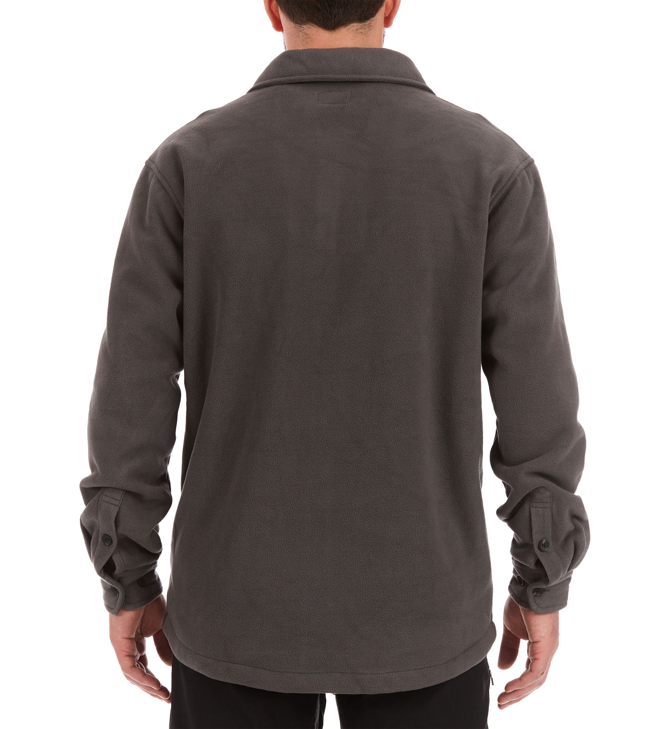 Sherpa Lined Fleece Shirt Jacket