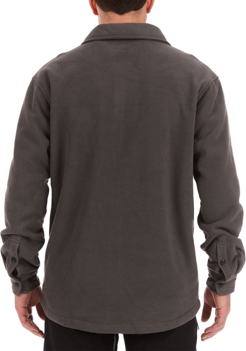 Sherpa Lined Fleece Shirt Jacket