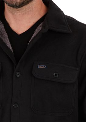 Sherpa Lined Fleece Shirt Jacket