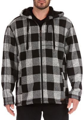 Buffalo Sweater Fleece Hooded Jacket
