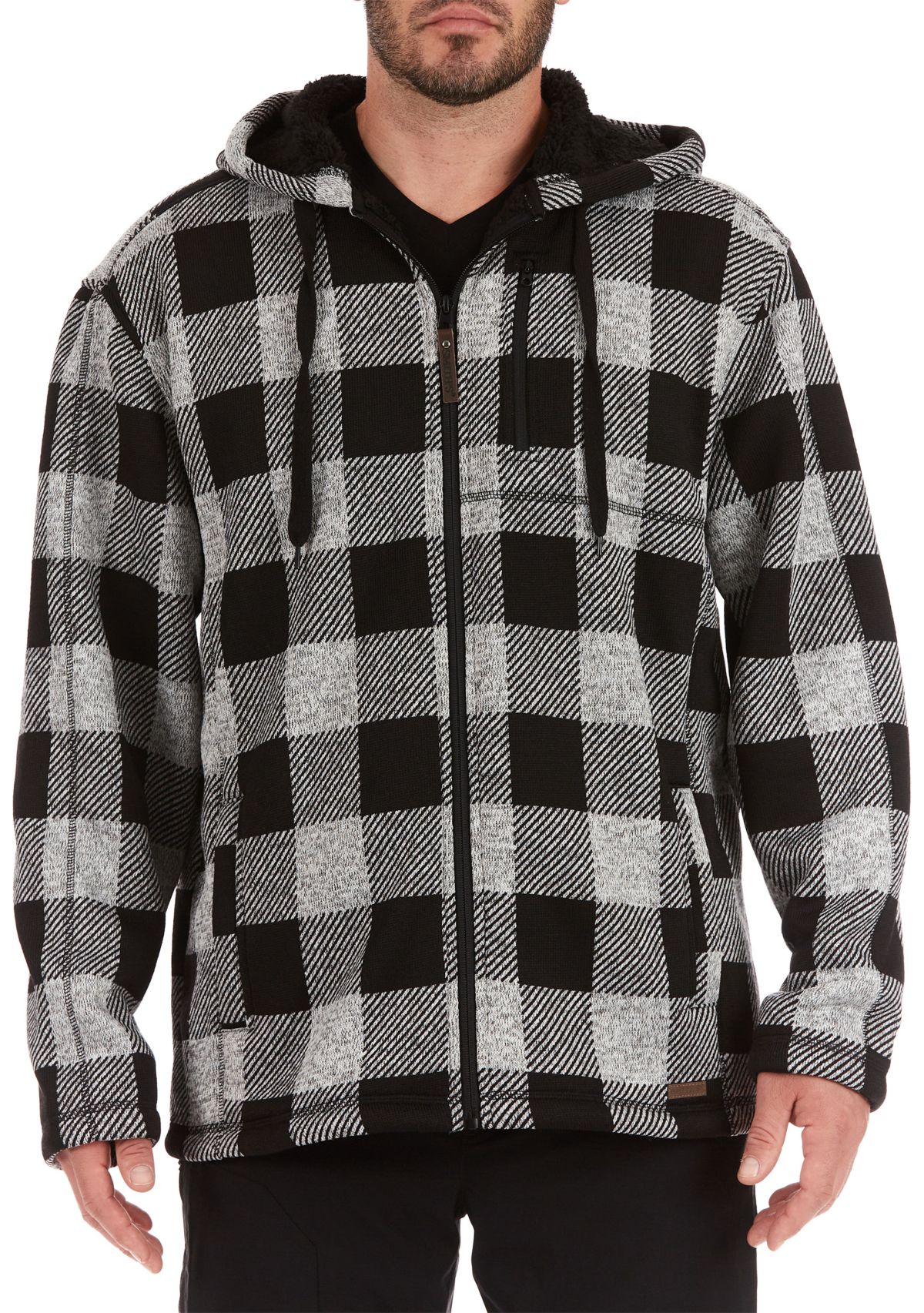 Buffalo Sweater Fleece Hooded Jacket