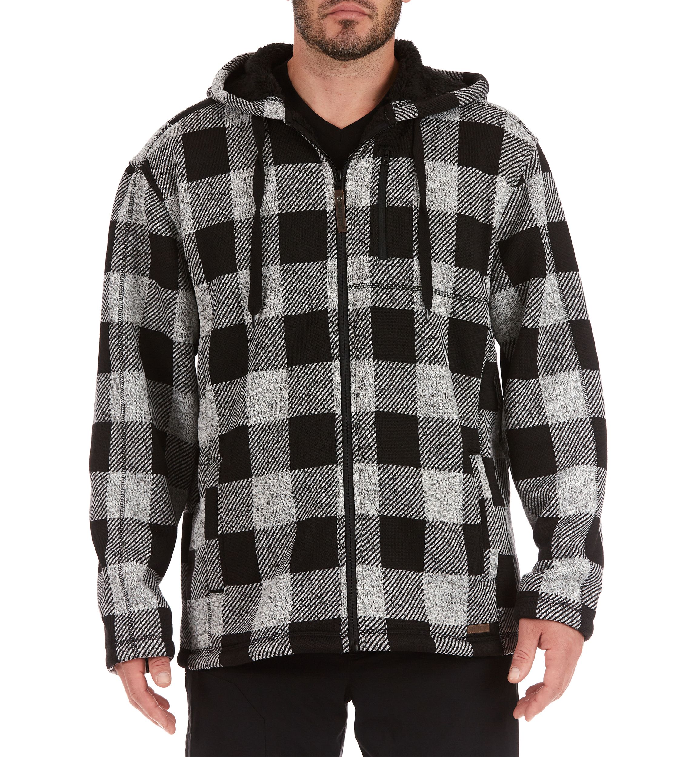 Buffalo Sweater Fleece Hooded Jacket