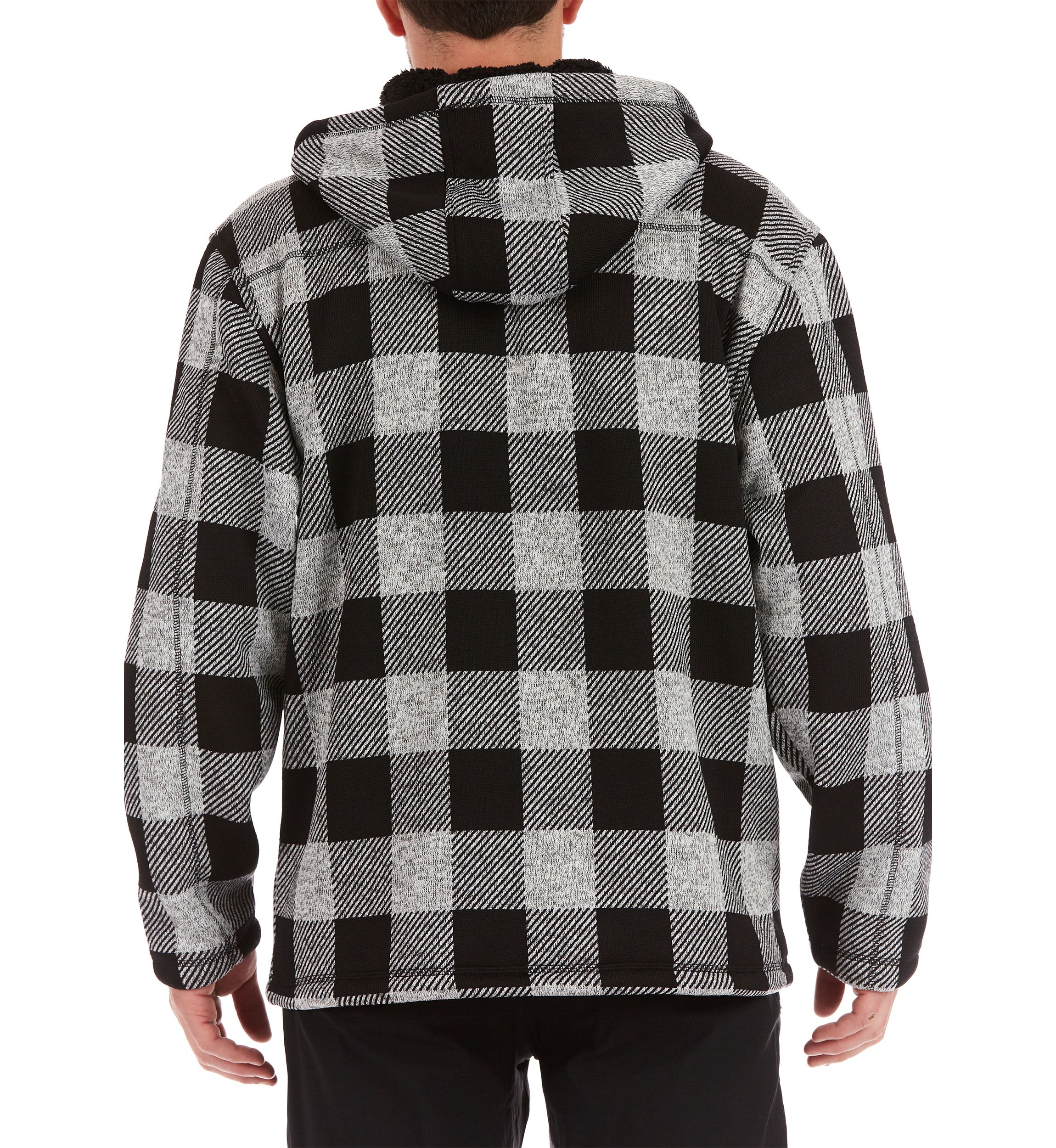 Buffalo Sweater Fleece Hooded Jacket