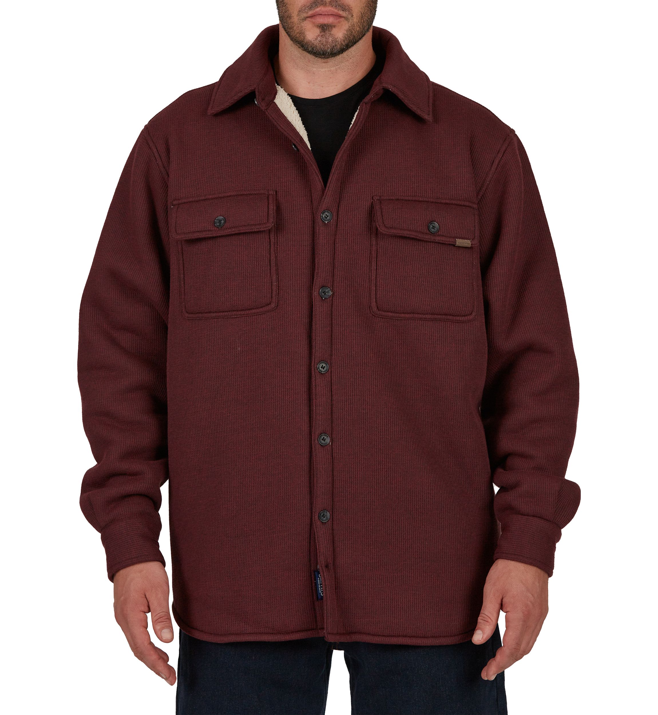 Sherpa Heather Thermal Shirt Jacket