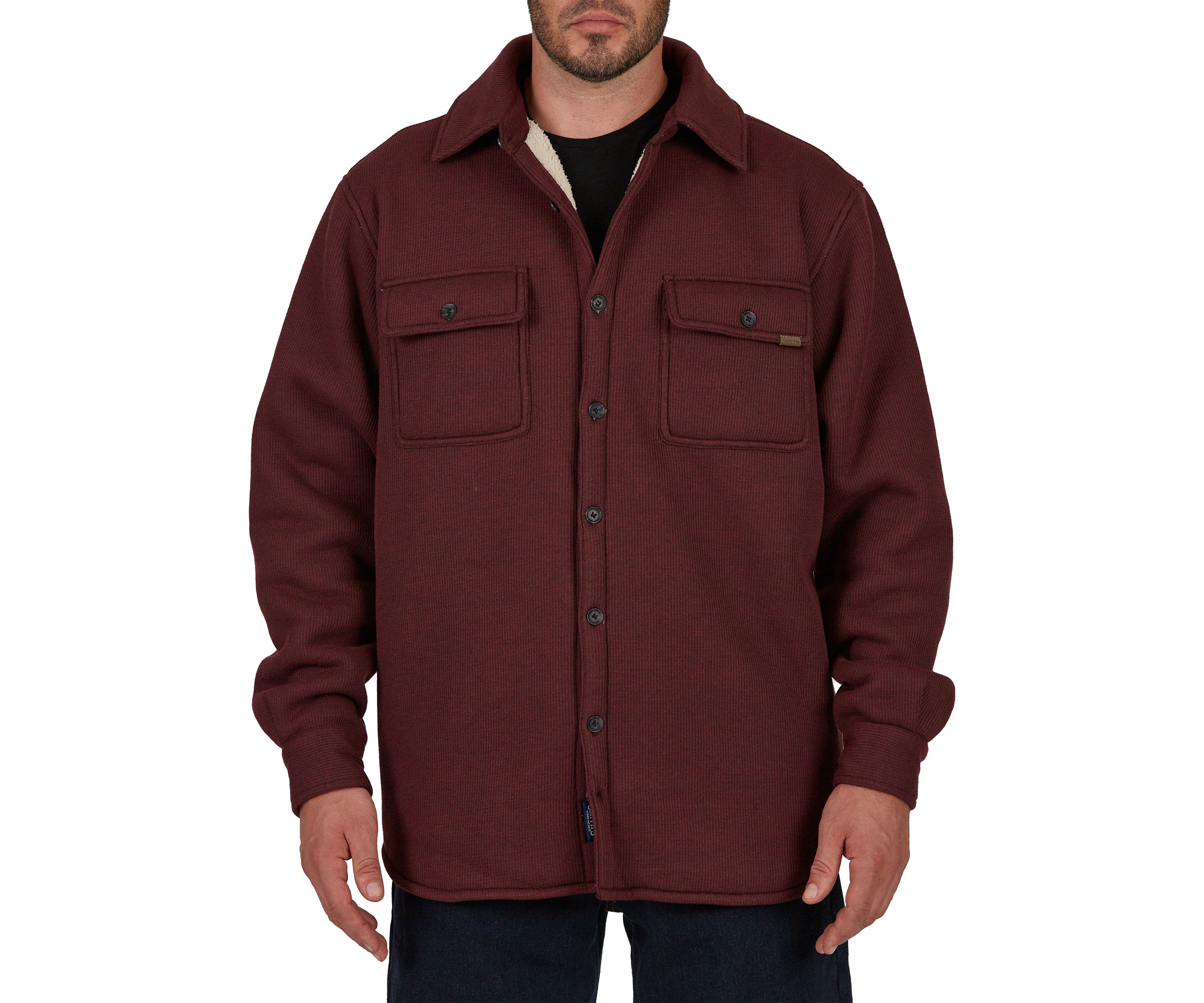 Sherpa Heather Thermal Shirt Jacket