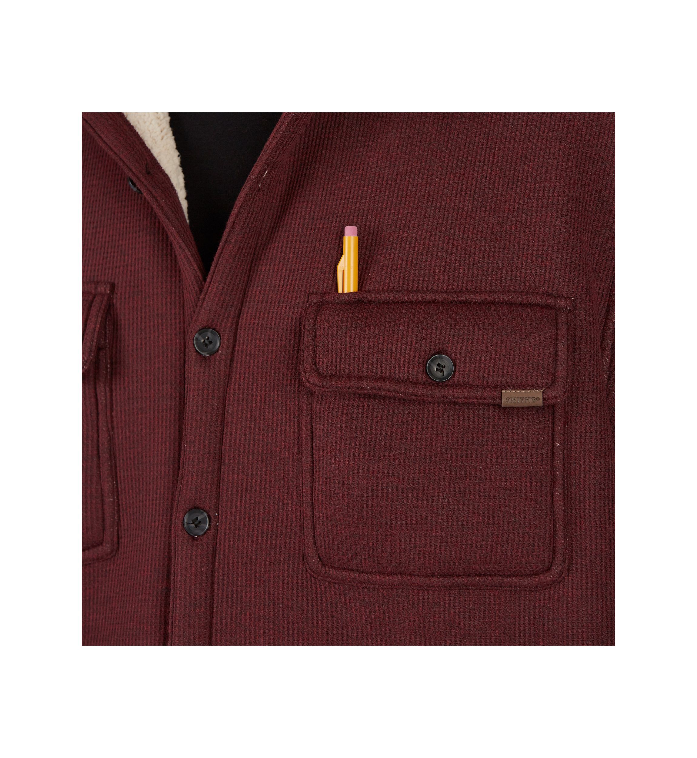 Sherpa Heather Thermal Shirt Jacket