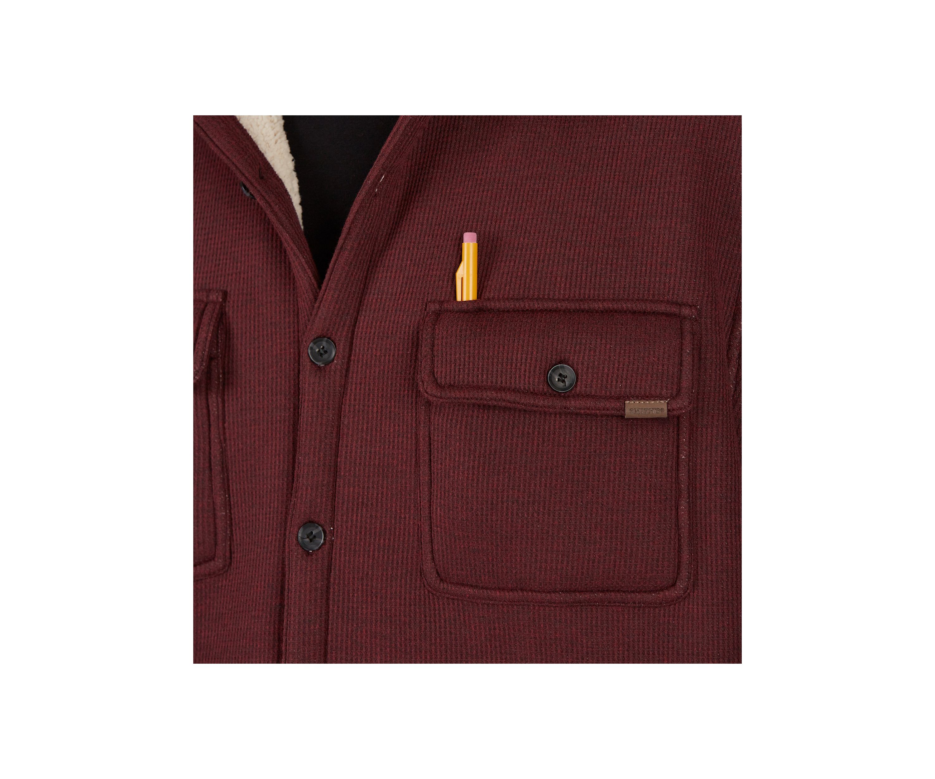 Sherpa Heather Thermal Shirt Jacket