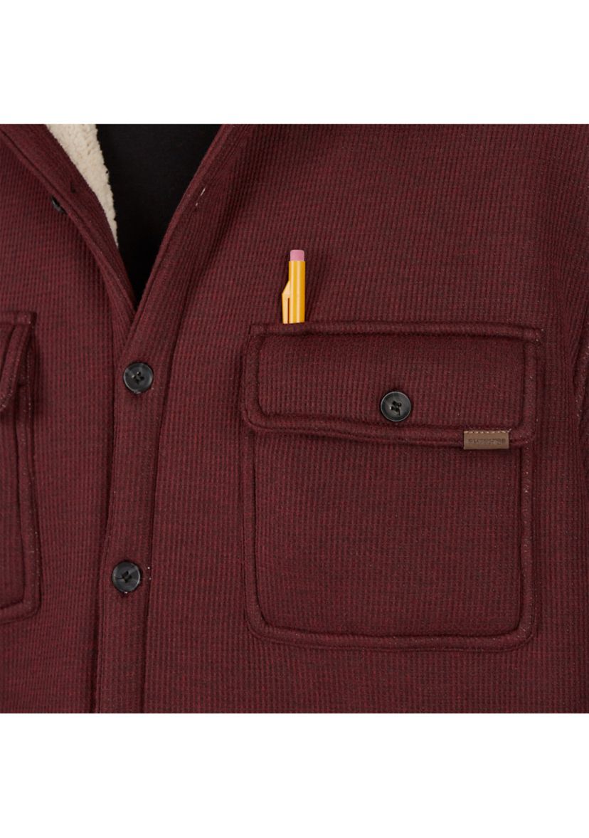 Sherpa Heather Thermal Shirt Jacket