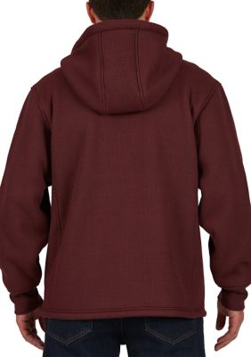 Sherpa Lined Hooded Thermal Shirt Jacket