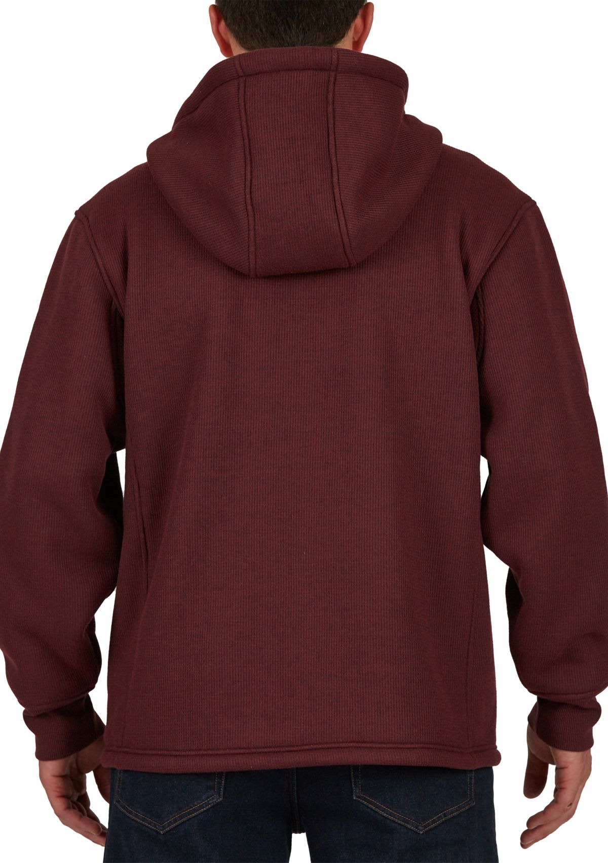 Sherpa Lined Hooded Thermal Shirt Jacket