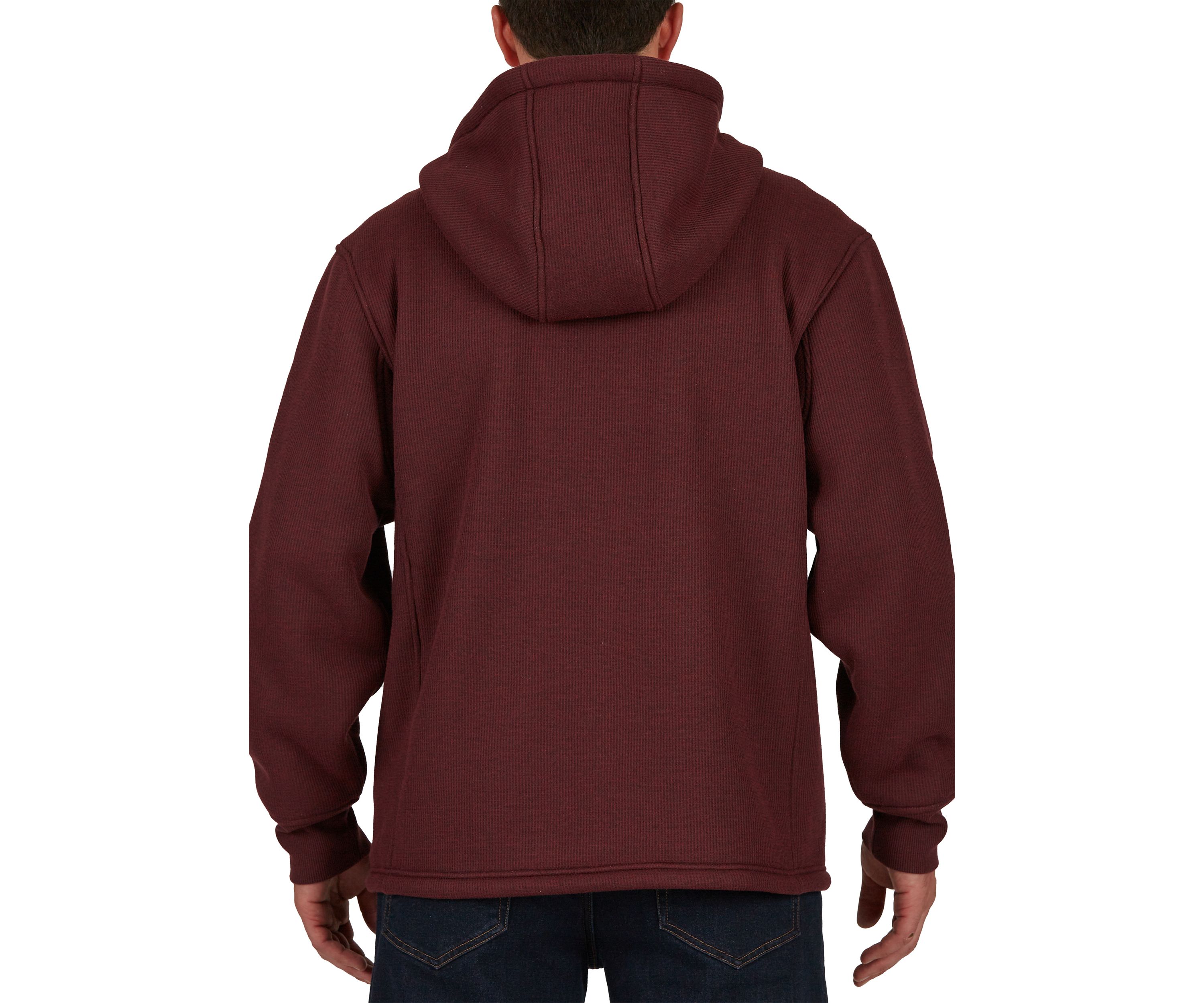 Sherpa Lined Hooded Thermal Shirt Jacket