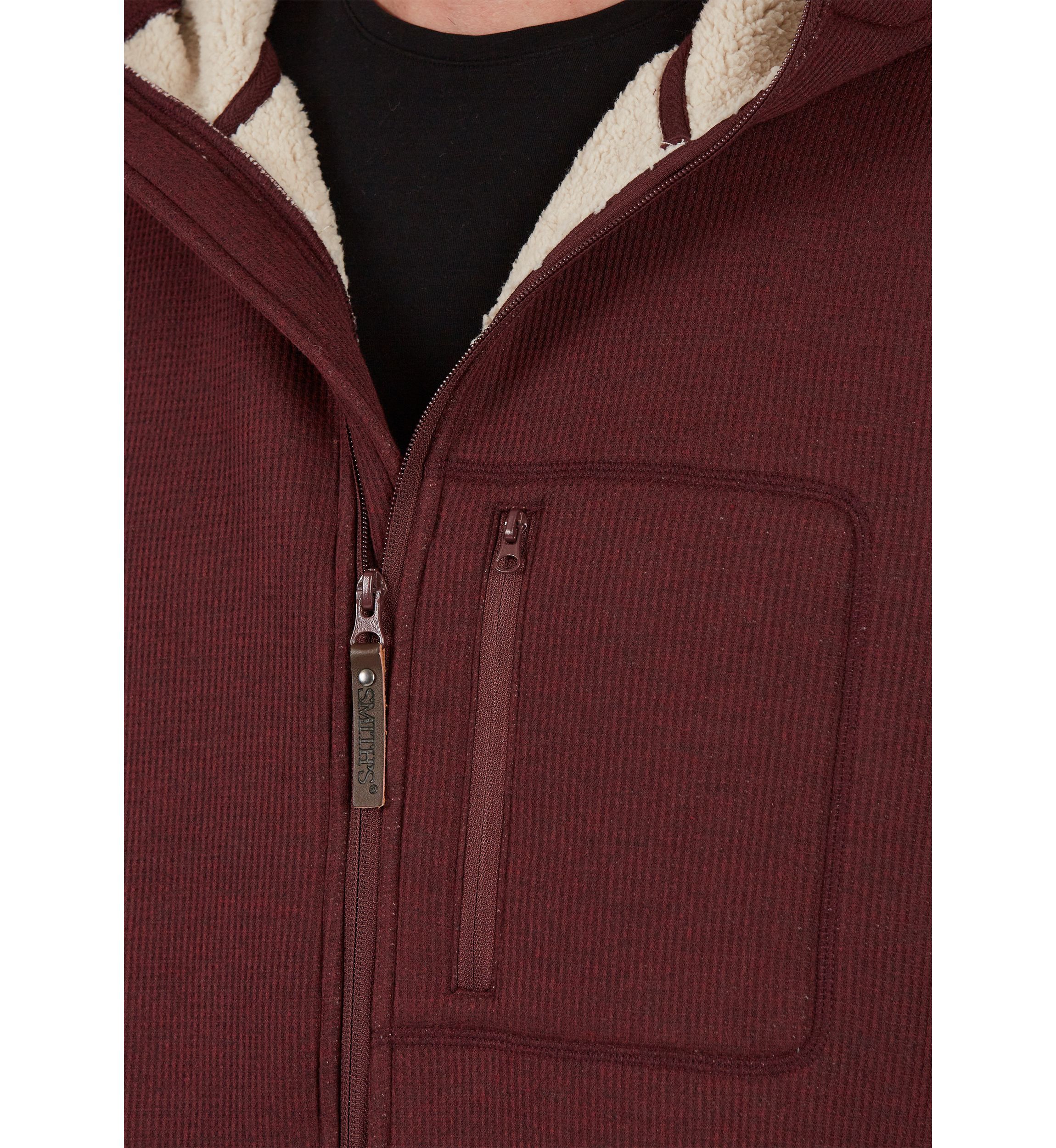 Sherpa Lined Hooded Thermal Shirt Jacket