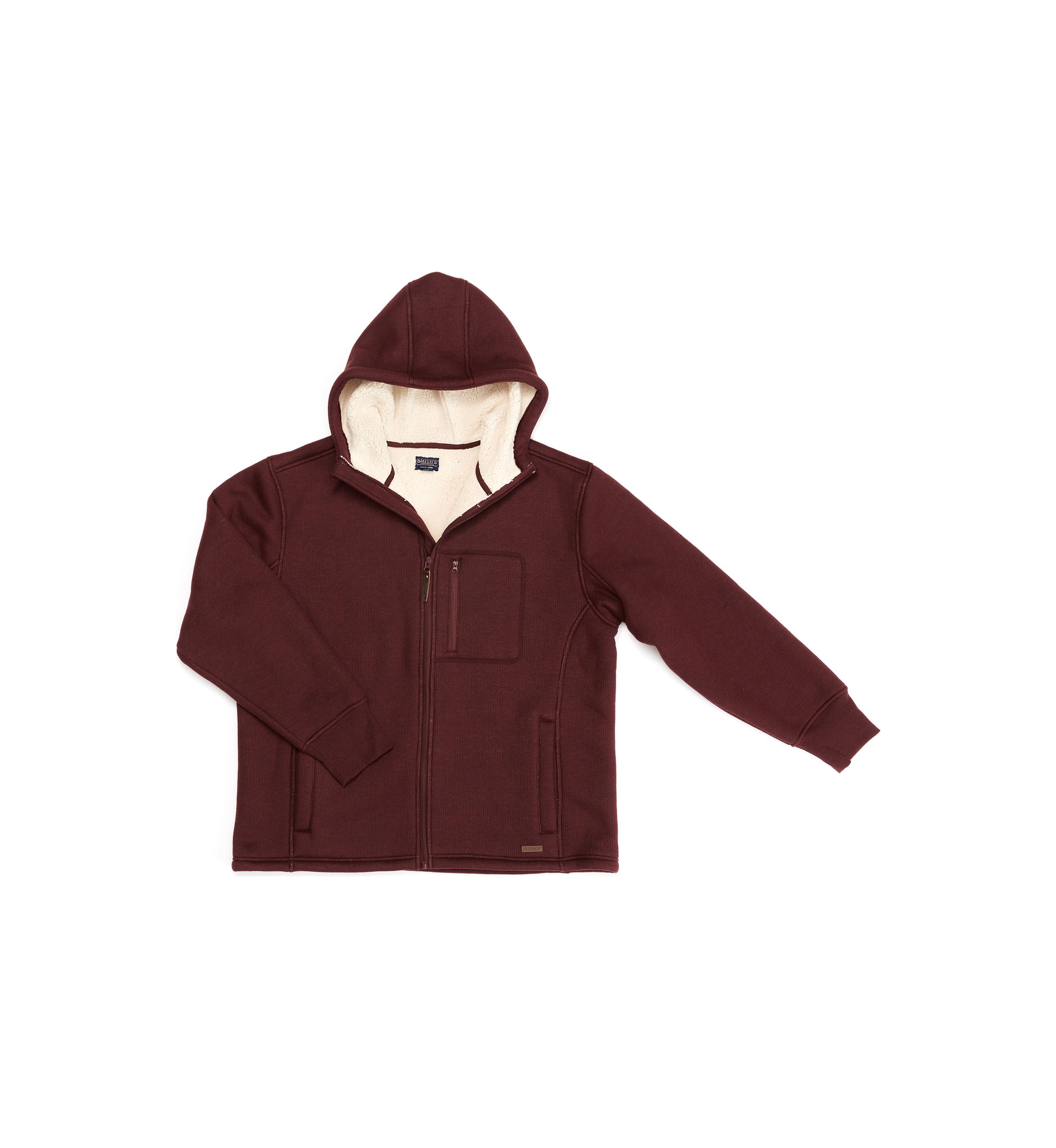 Sherpa Lined Hooded Thermal Shirt Jacket