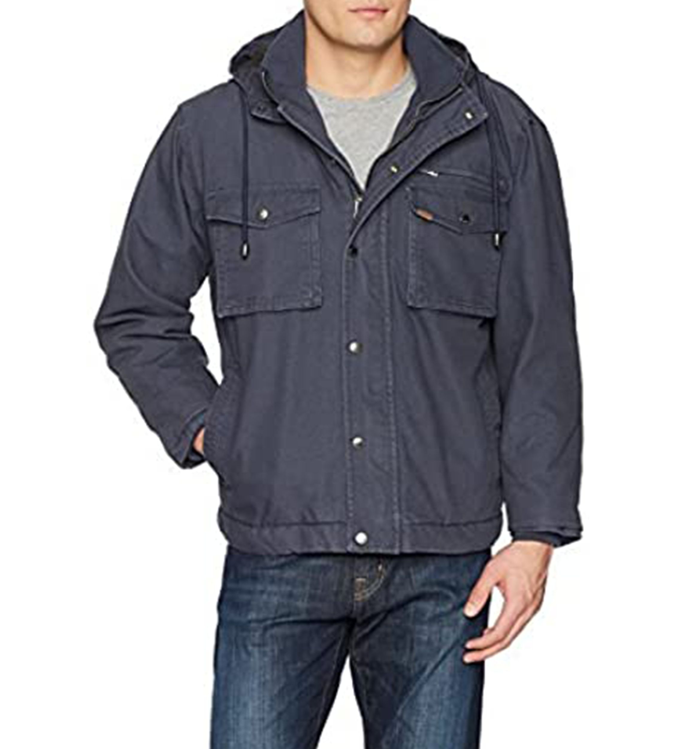 Sherpa-Lined Duck Work Jacket