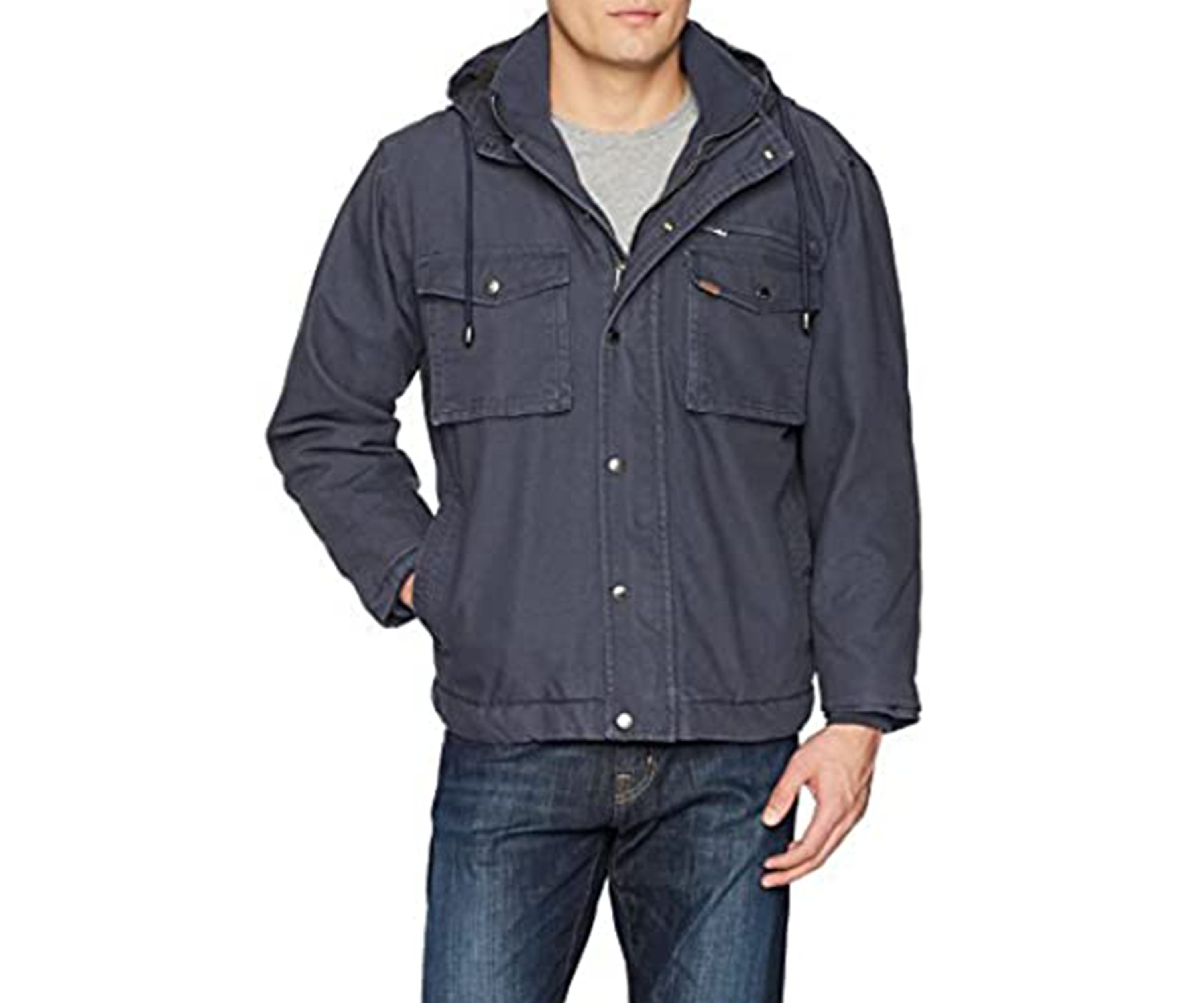 Sherpa-Lined Duck Work Jacket