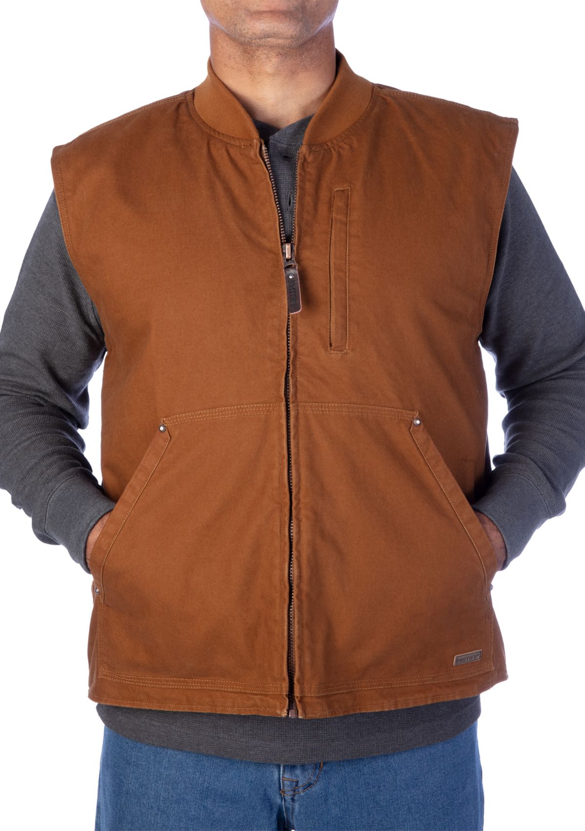 Sherpa Lined Duck Canvas Vest
