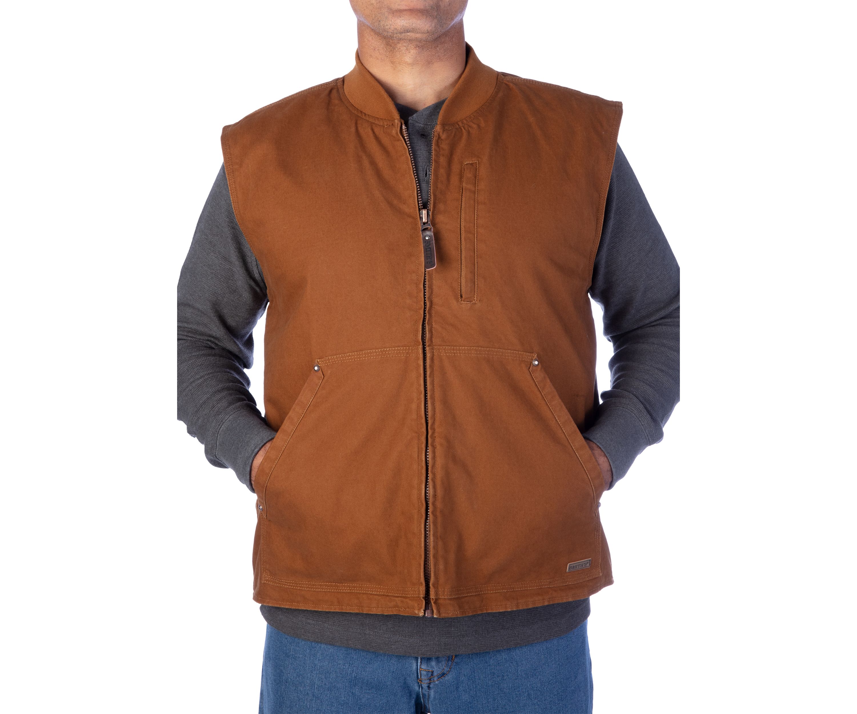 Sherpa Lined Duck Canvas Vest