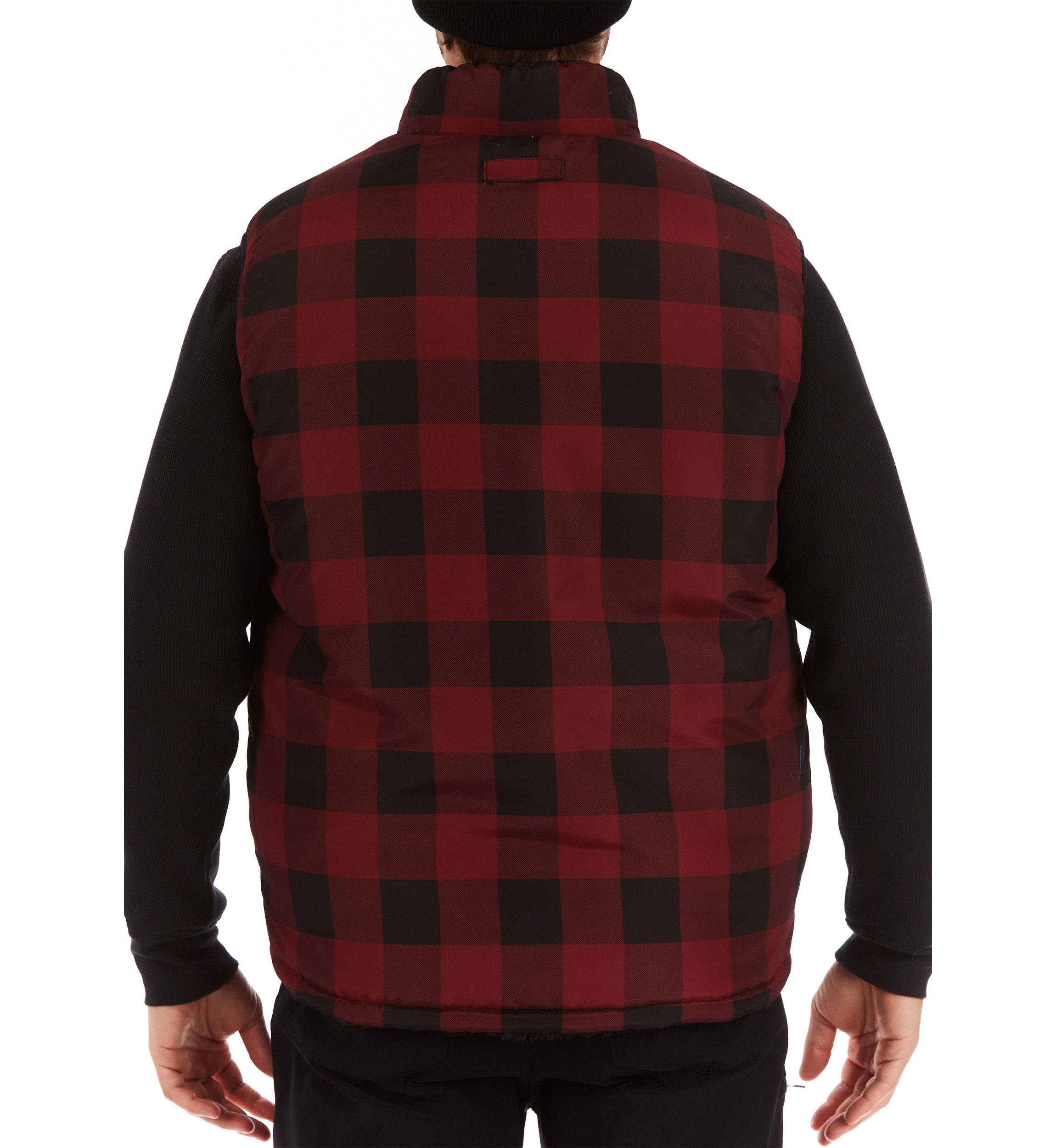 Printed Sherpa Lined Vest
