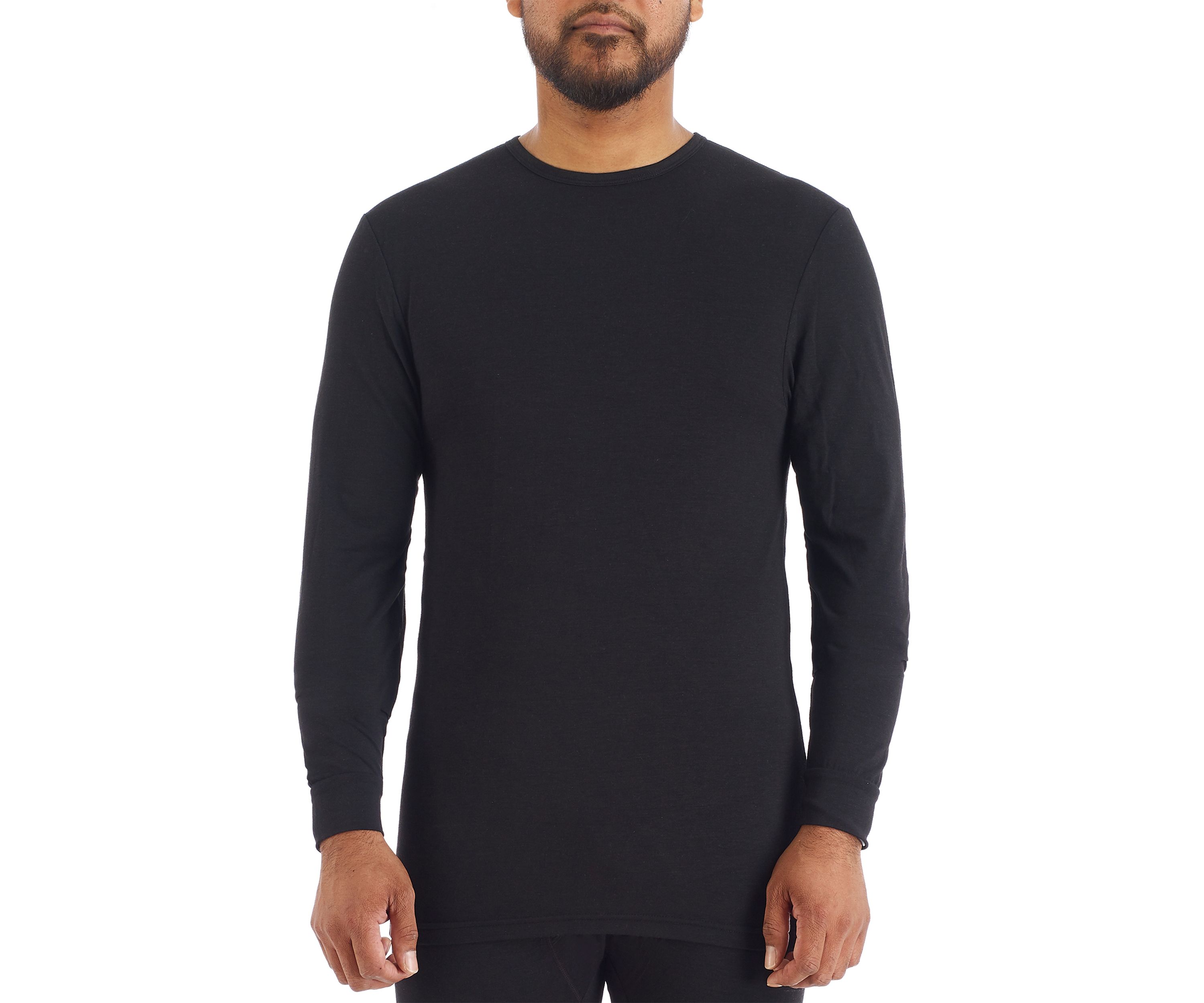 Mens Long Sleeve Crew Neck Performance Underwear