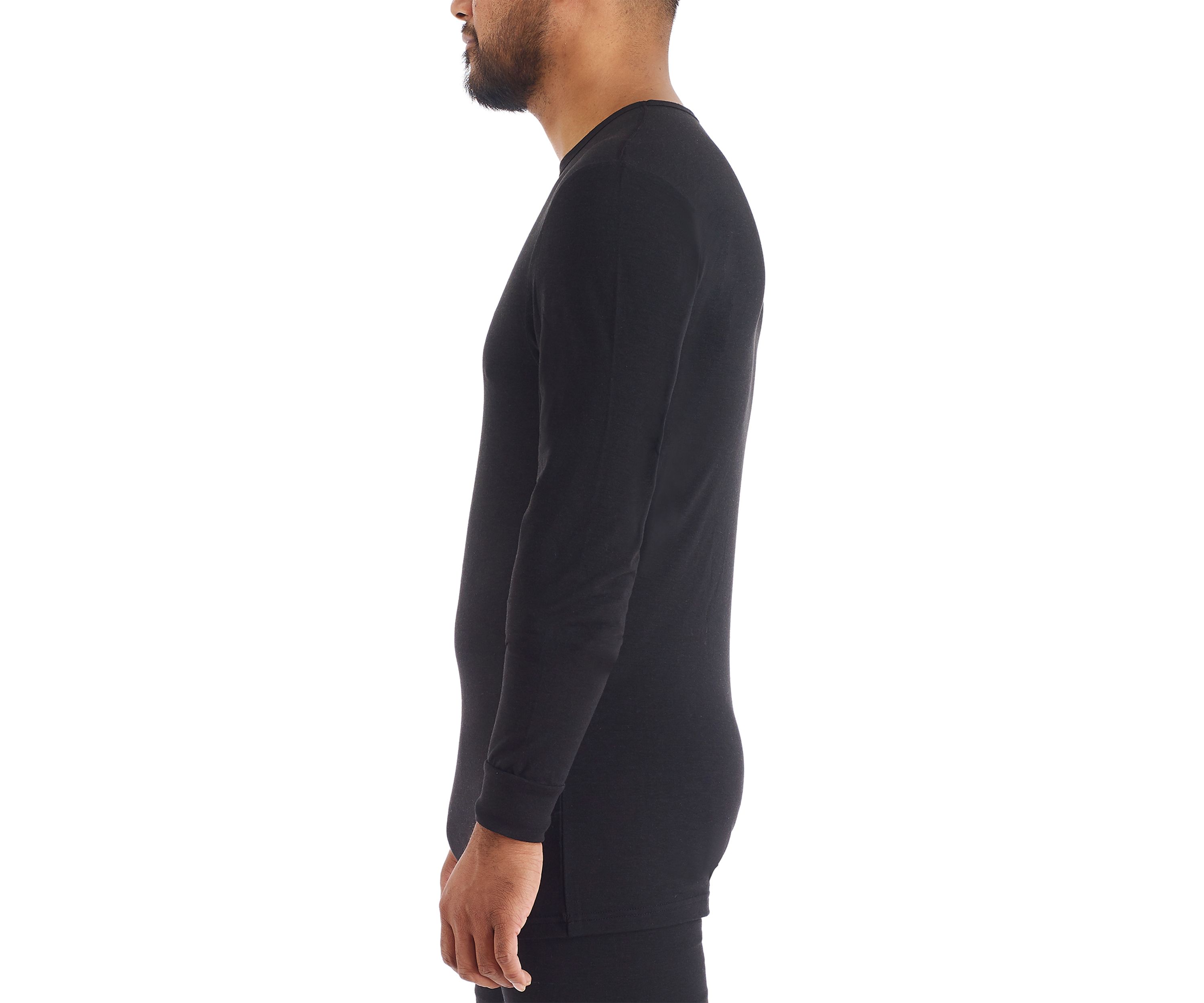 Mens Long Sleeve Crew Neck Performance Underwear