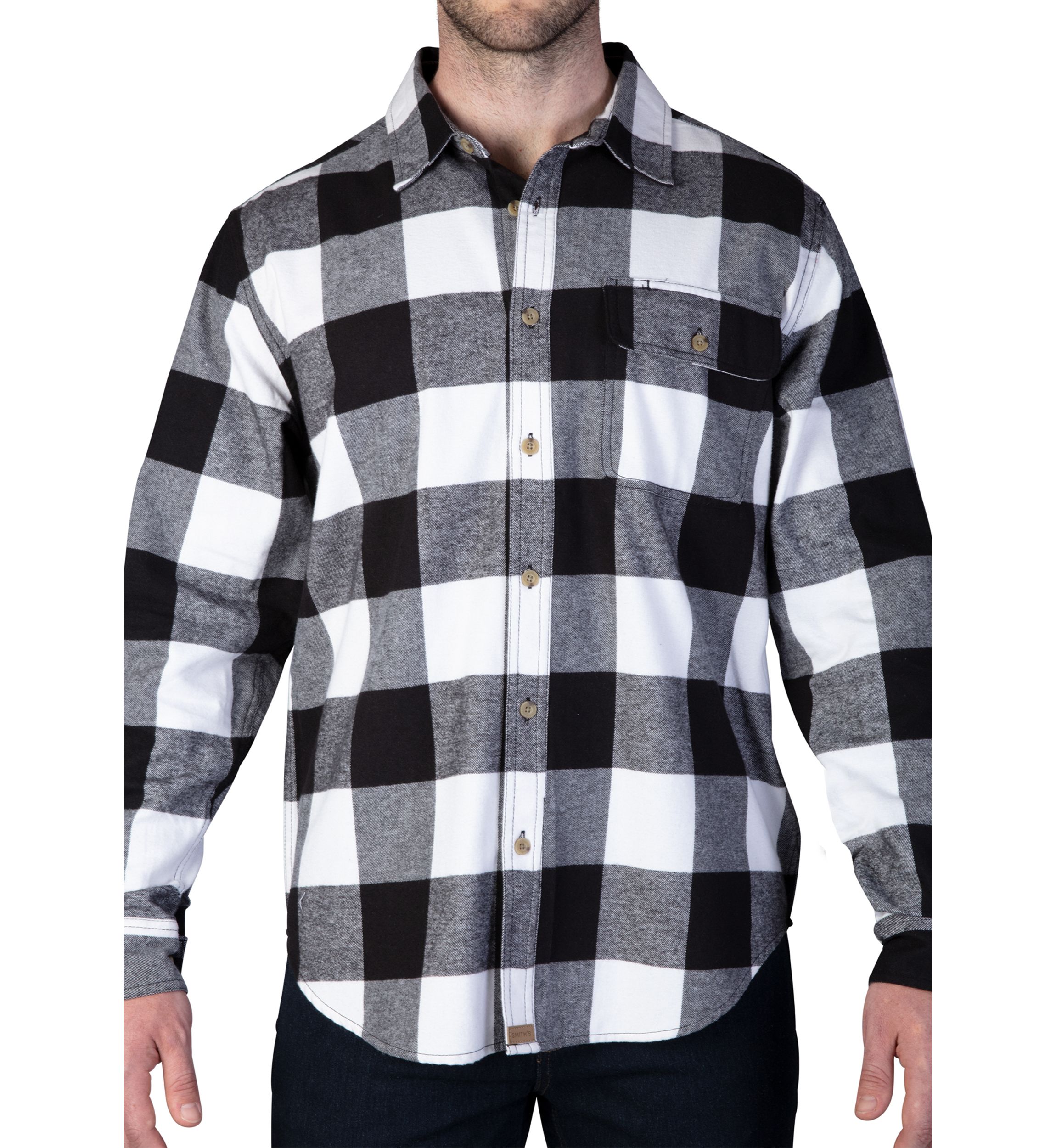Buffalo Pocket Flannel Button-Up Shirt
