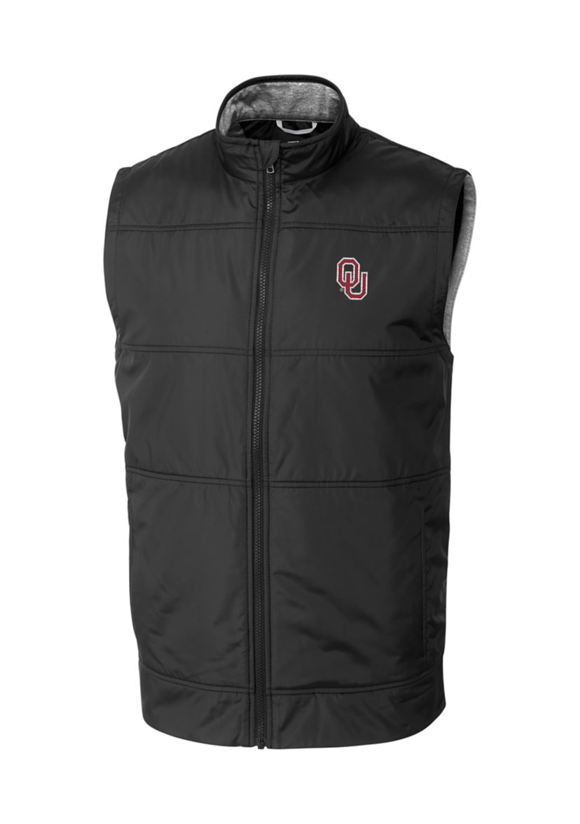 Big & Tall NCAA Oklahoma Sooners Stealth Full Zip Vest