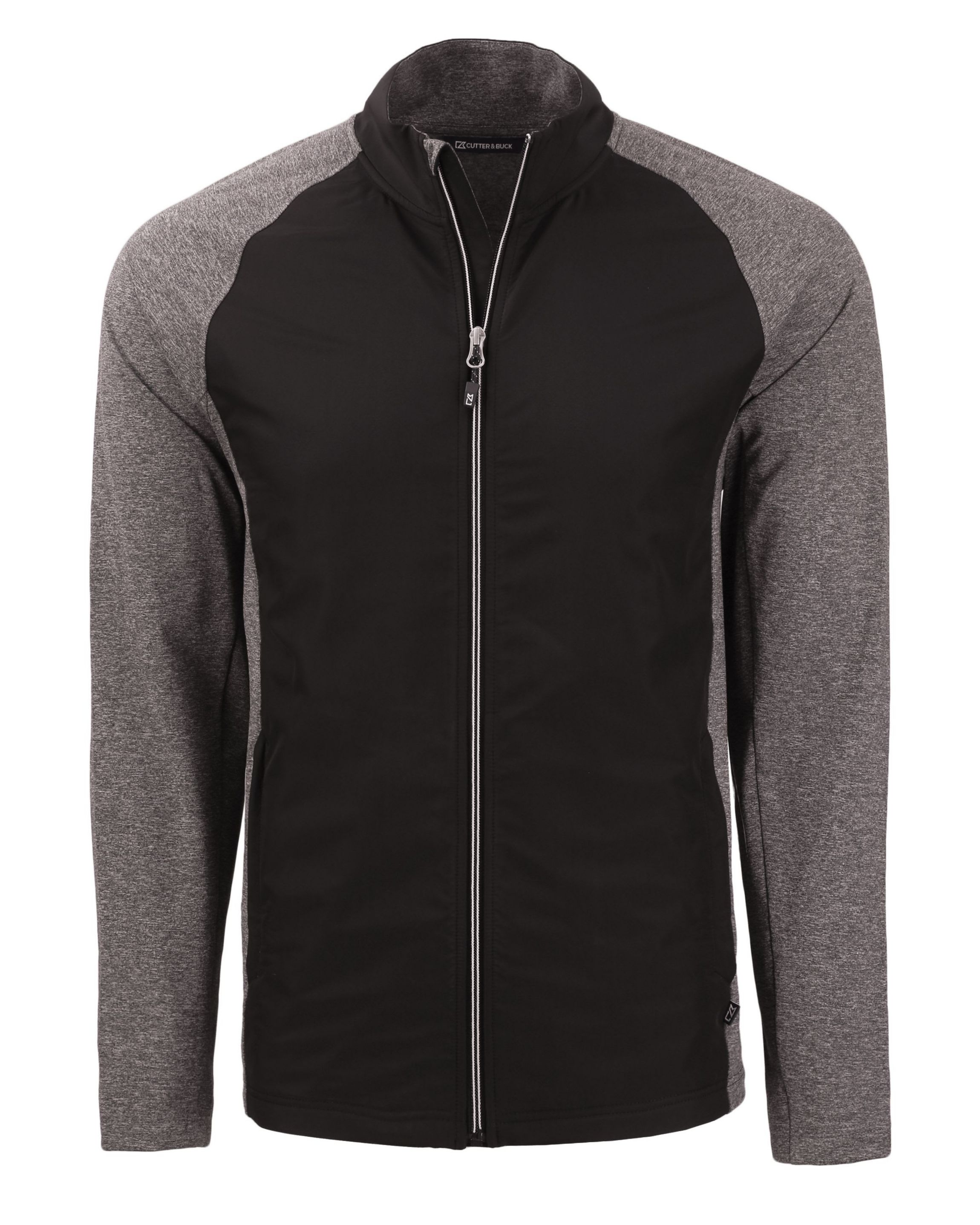 Cutter & Buck Adapt Eco Knit Hybrid Recycled Mens Big & Tall Full Zip Jacket