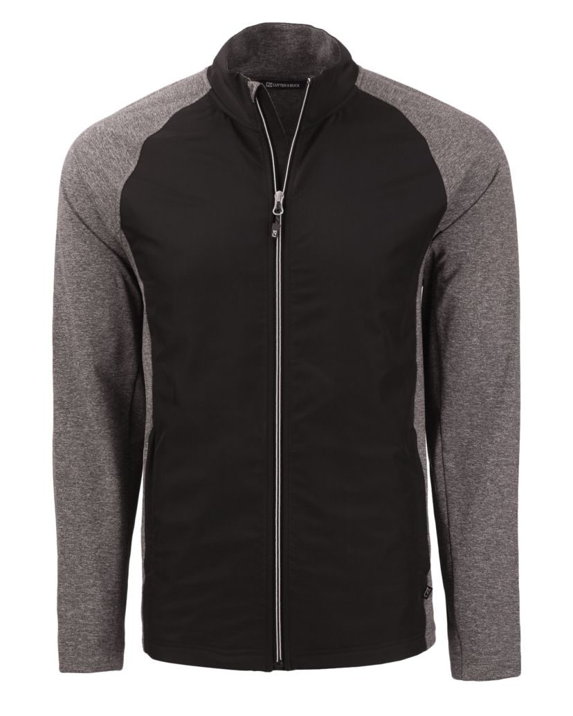 Cutter & Buck Adapt Eco Knit Hybrid Recycled Mens Big & Tall Full Zip Jacket