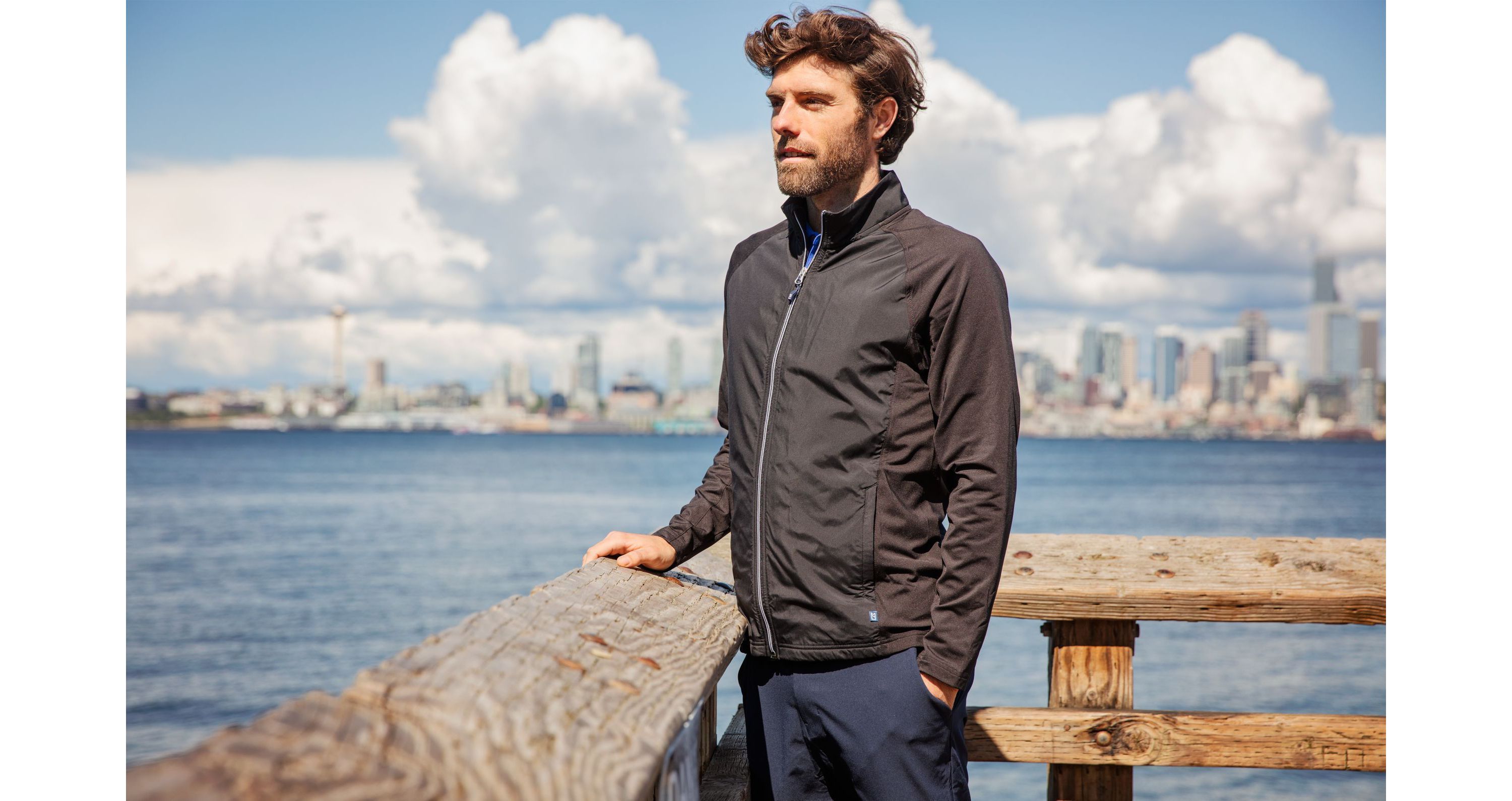 Adapt Eco Knit Hybrid Recycled Big & Tall Full Zip Jacket